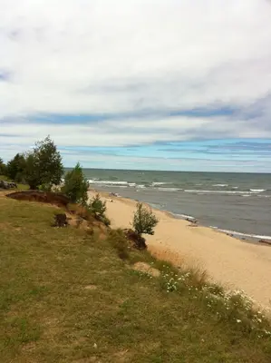 McLain State Park Lake Superior beach shorline