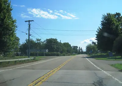 PA 5 eb at New York state line, July 2023