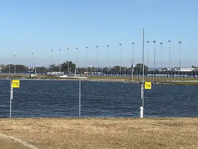 Lake Lloyd, infield of the Daytona International Speedway track, Florida