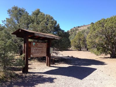2014-10-08 11 31 42 Trailhead in Hickison Petroglyphs Recreation Area and Interpretive Site in Lander County, Nevada