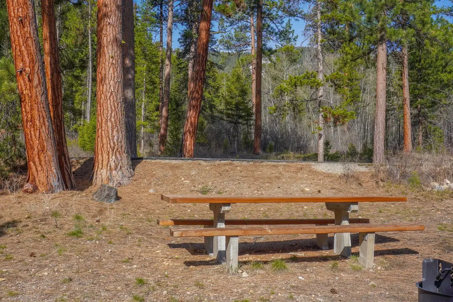 INDIAN TREES CAMPGROUND  Campsite Table