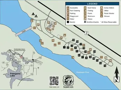 Pokegama Campground Map