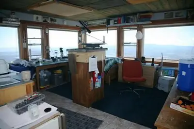 Hager Mountain Lookout Interior 1