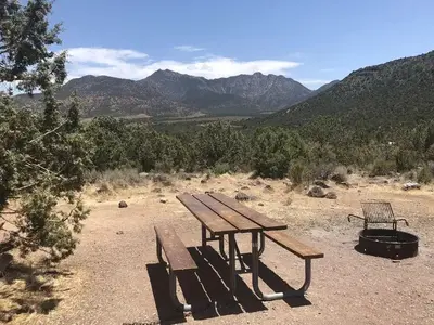 Baker Dam Campsite Table and Fire Ring
