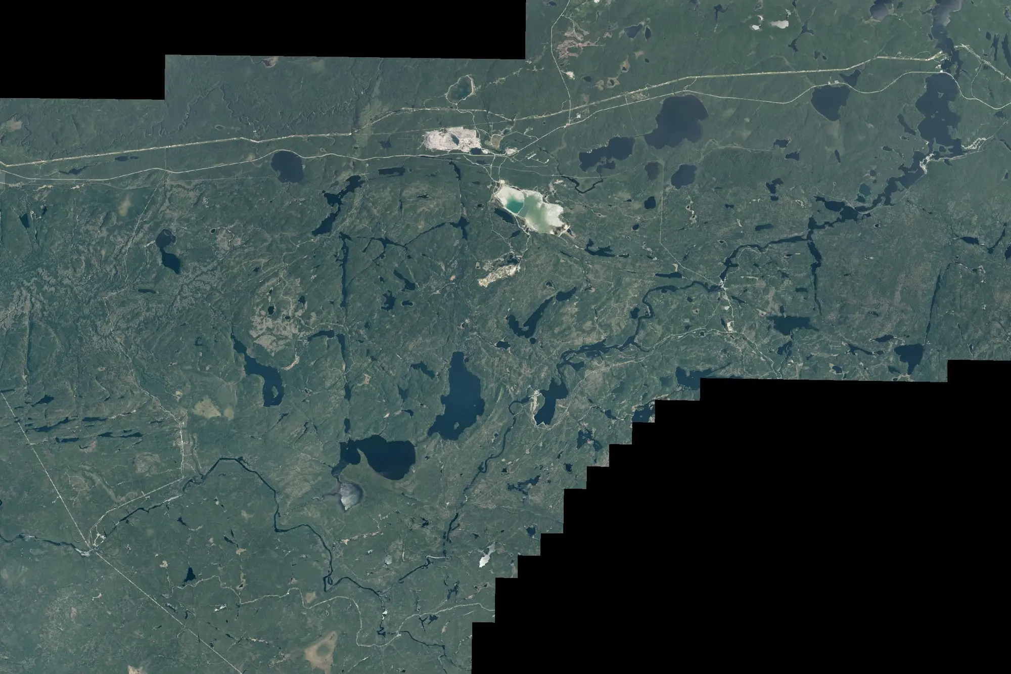 Aerial view of White Lake Provincial Park (Natural Environment Class)