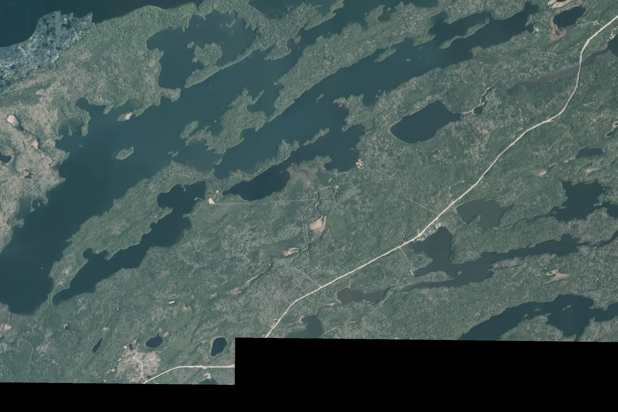 Aerial view of Ojibway Provincial Park (Natural Environment Class)