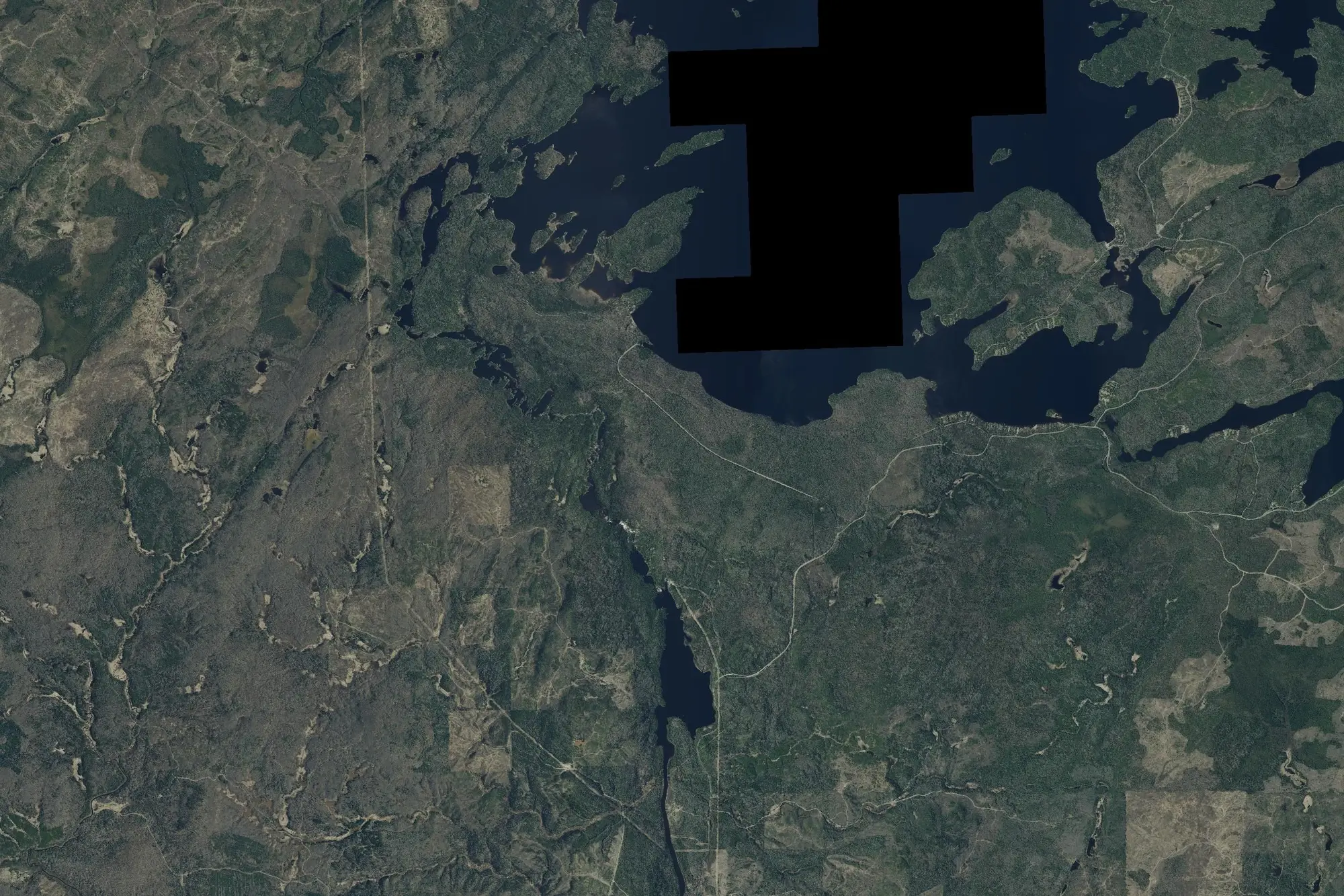 Aerial view of Silver Falls Provincial Park (Natural Environment Class)