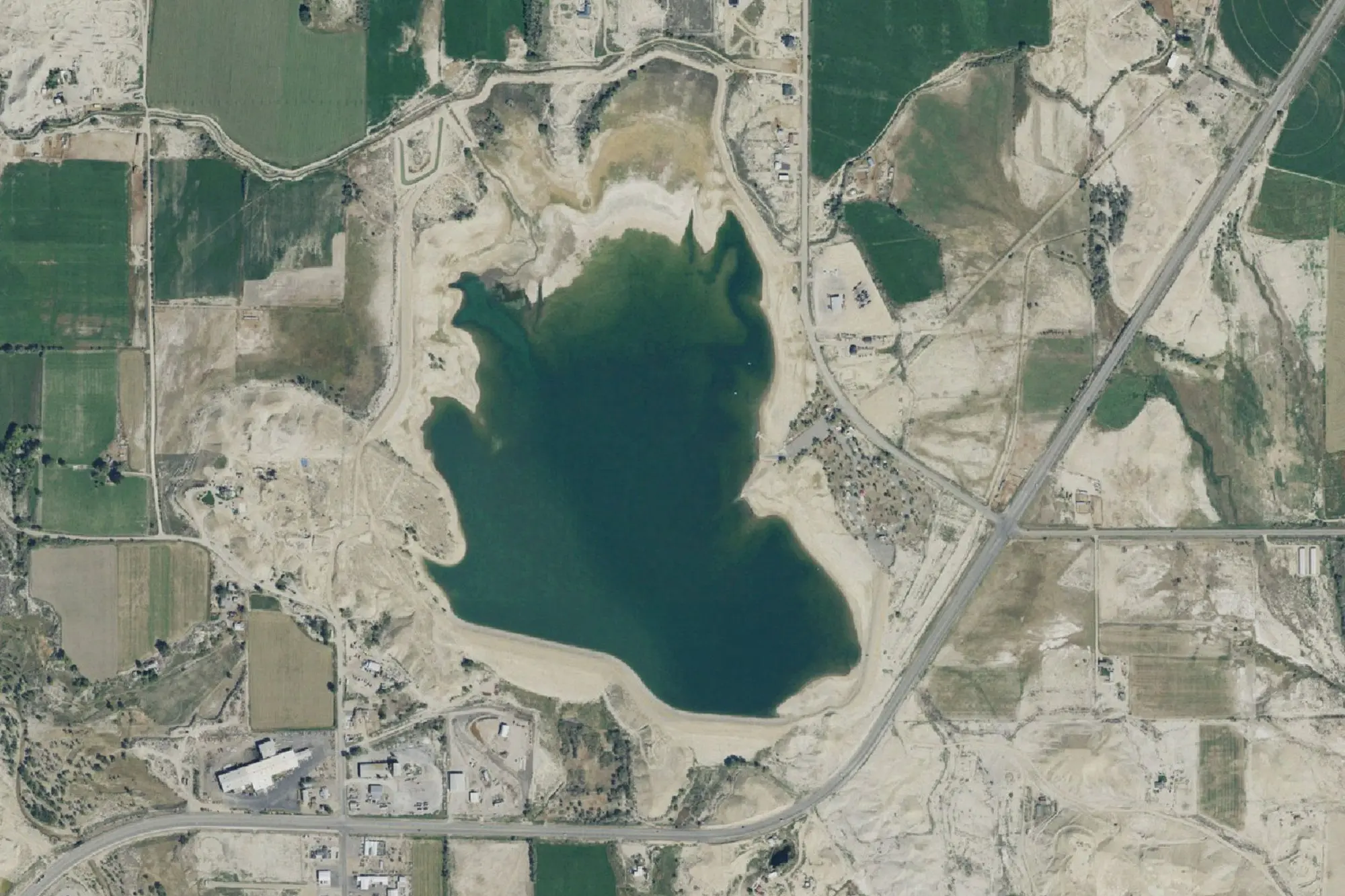 Aerial view of Huntington State Park