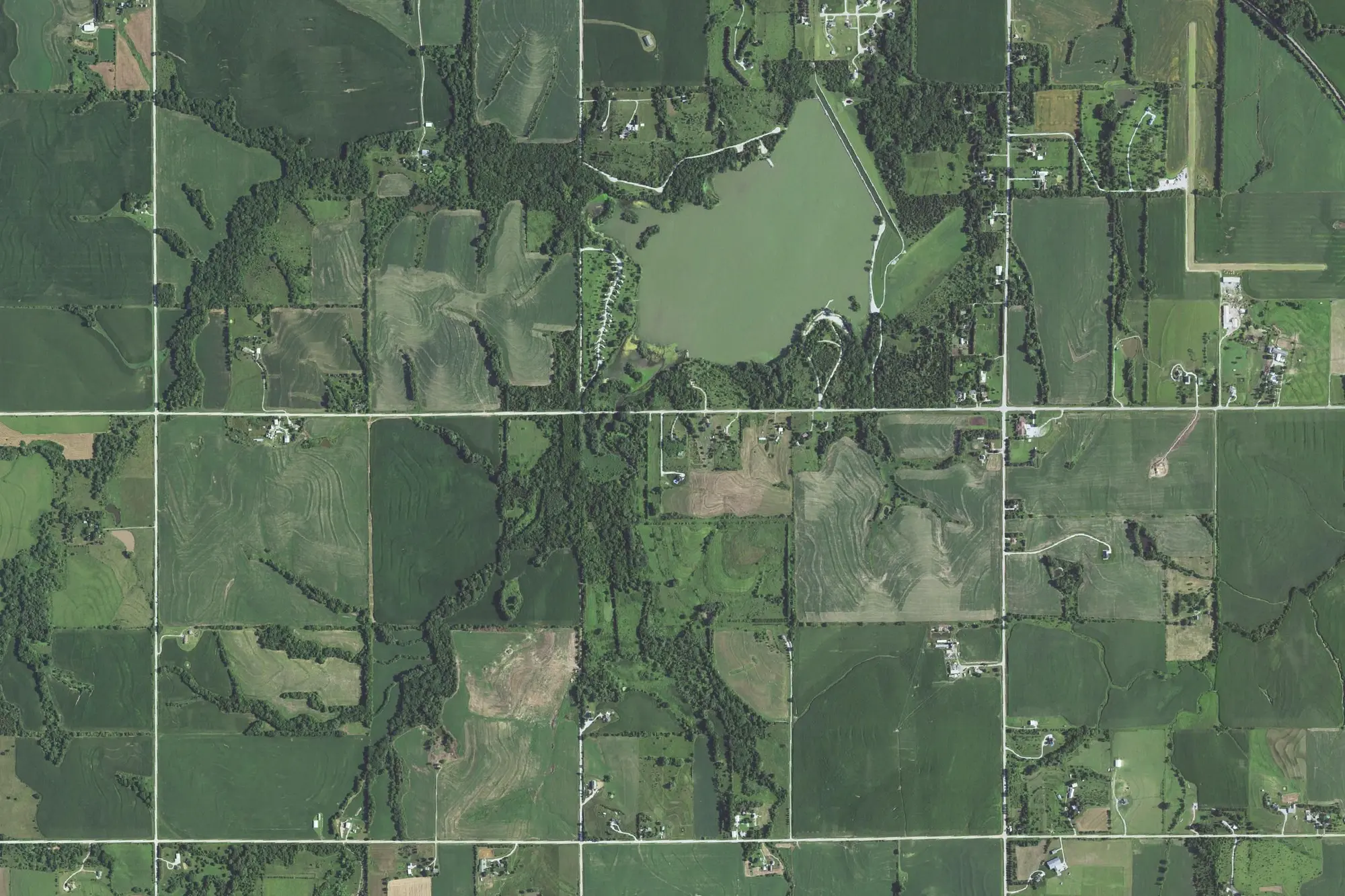 Aerial view of Stagecoach Recreation Area