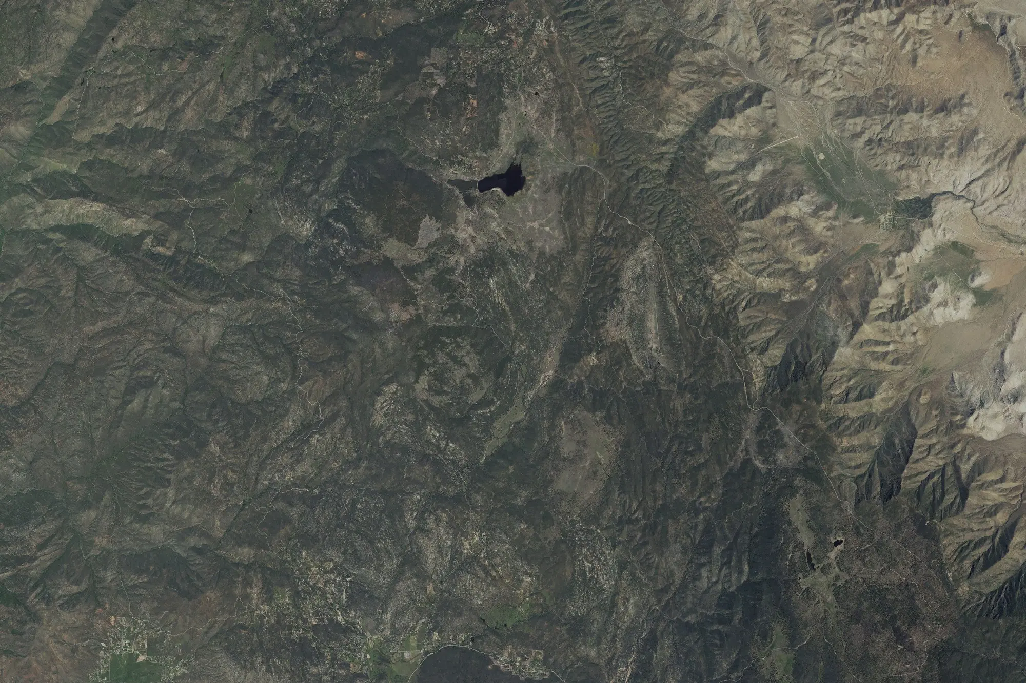 Aerial view of Cuyamaca Rancho State Park