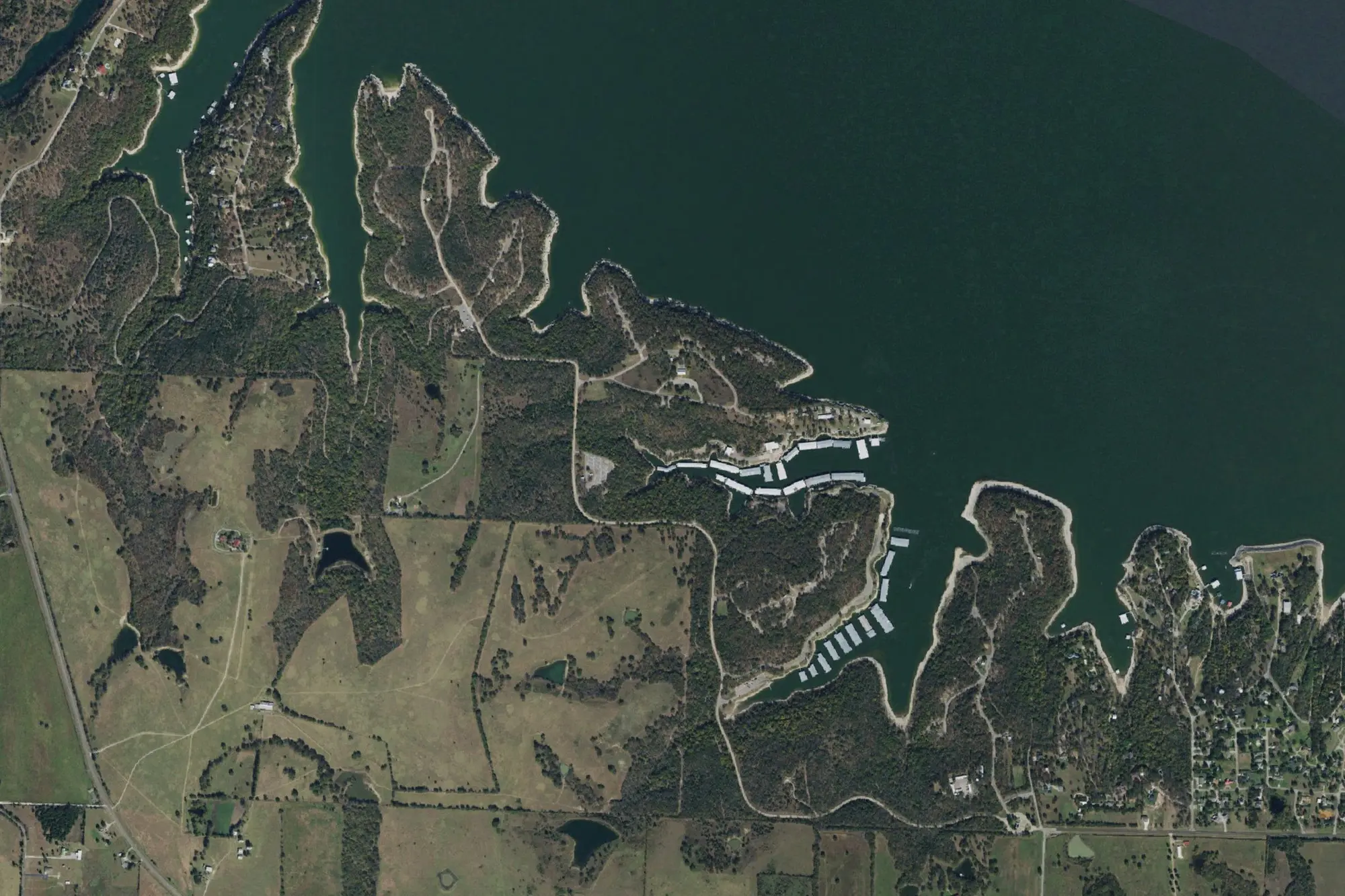 Aerial view of Eisenhower State Park