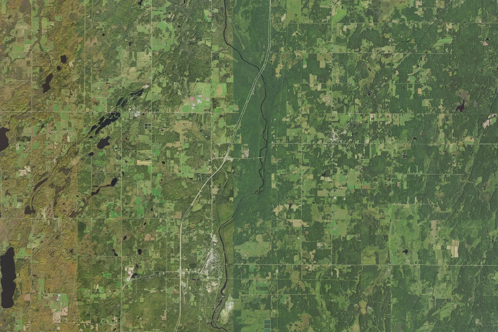 Aerial view of Banning State Park
