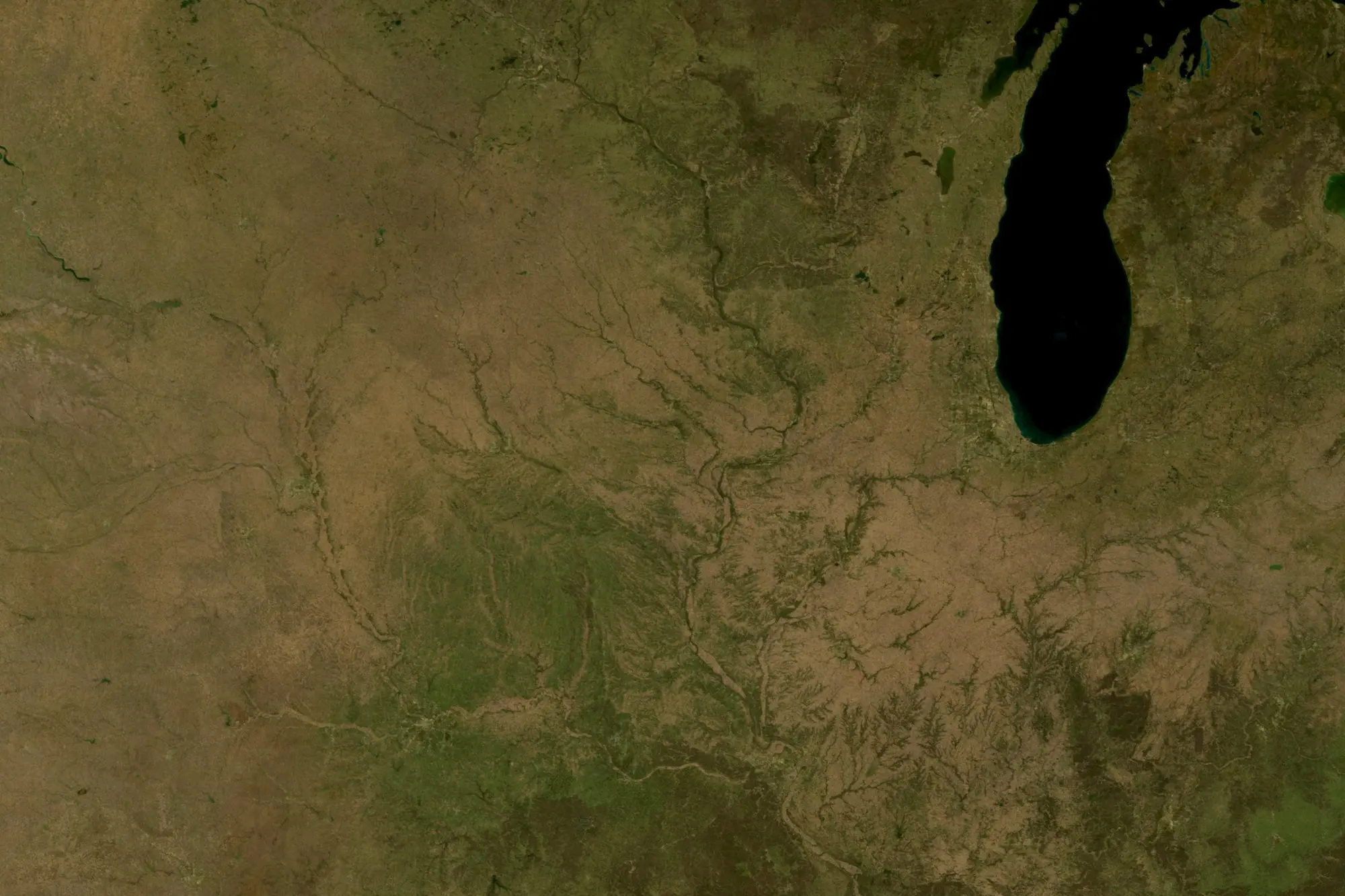 Aerial view of Wilson State Park