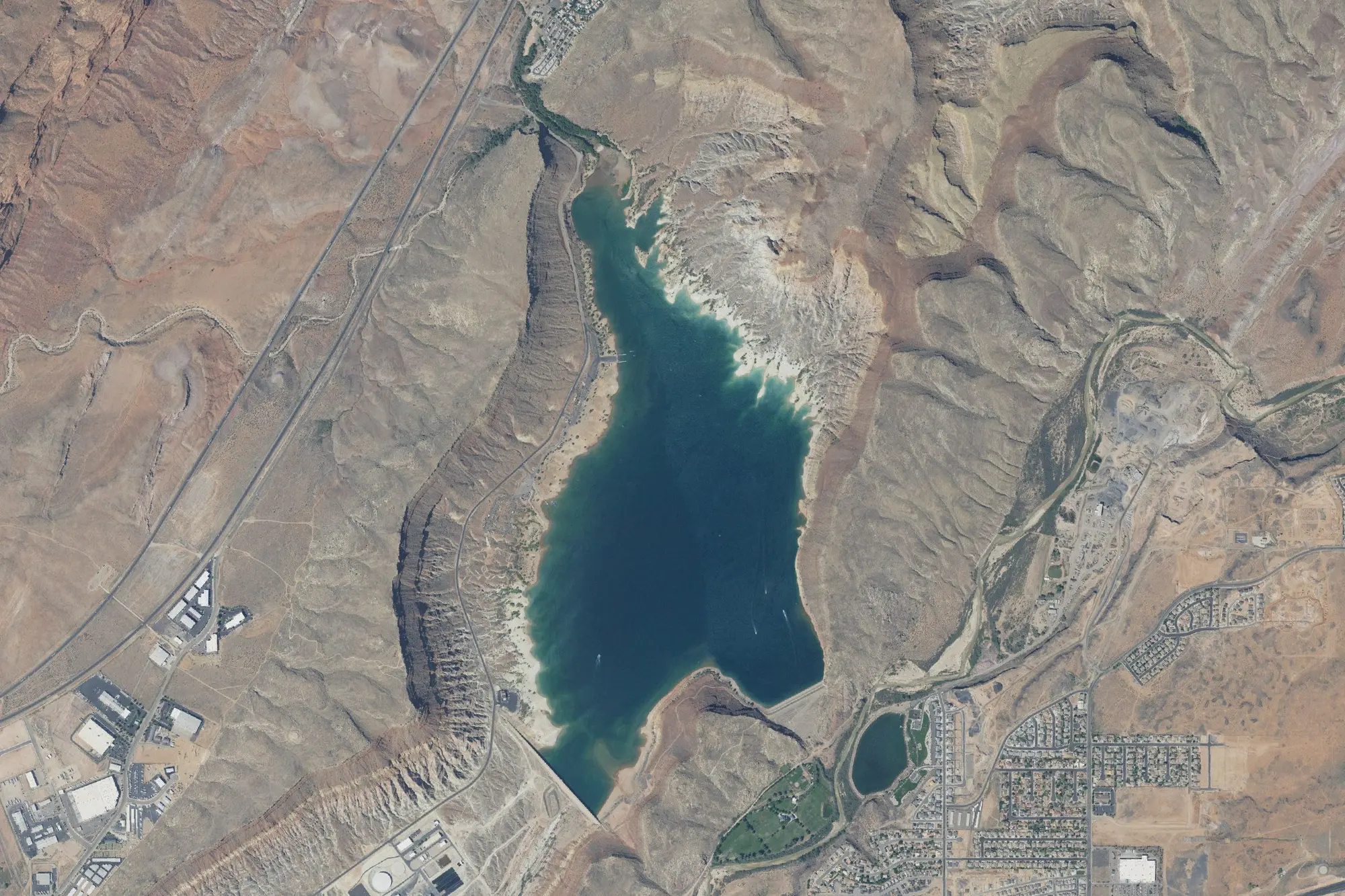 Aerial view of Quail Creek State Park