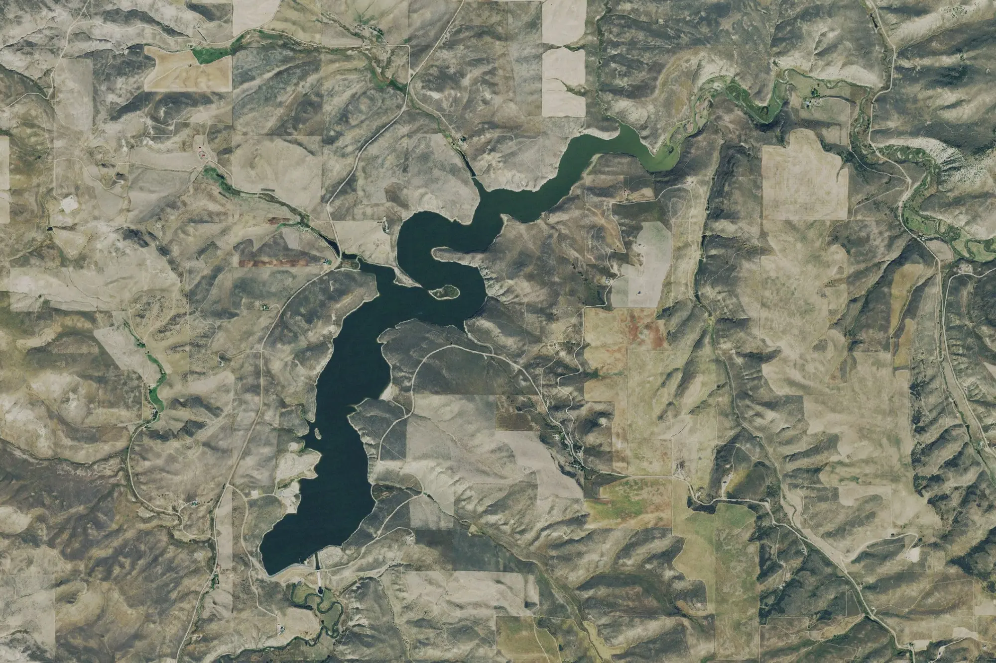 Aerial view of Elkhead State Park