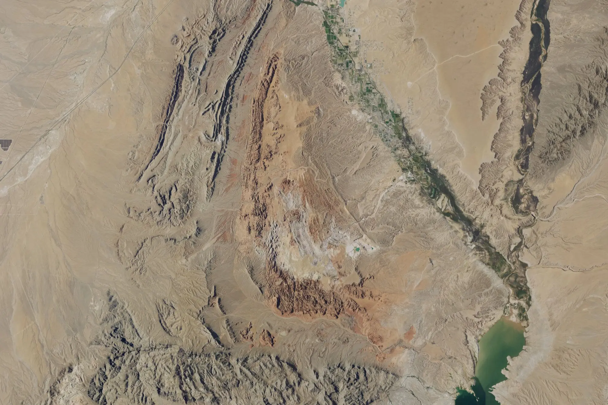 Aerial view of Valley of Fire State Park