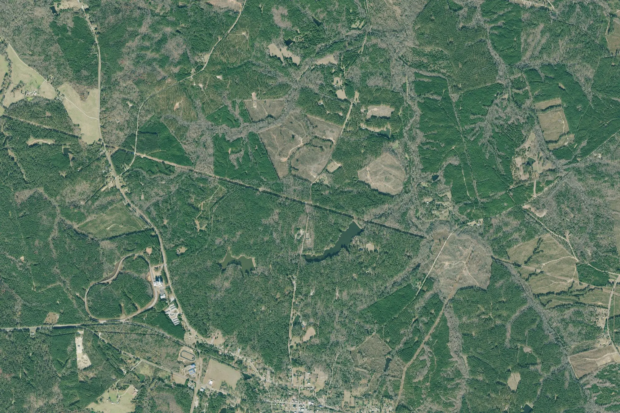 Aerial view of A. H. Stephens State Park