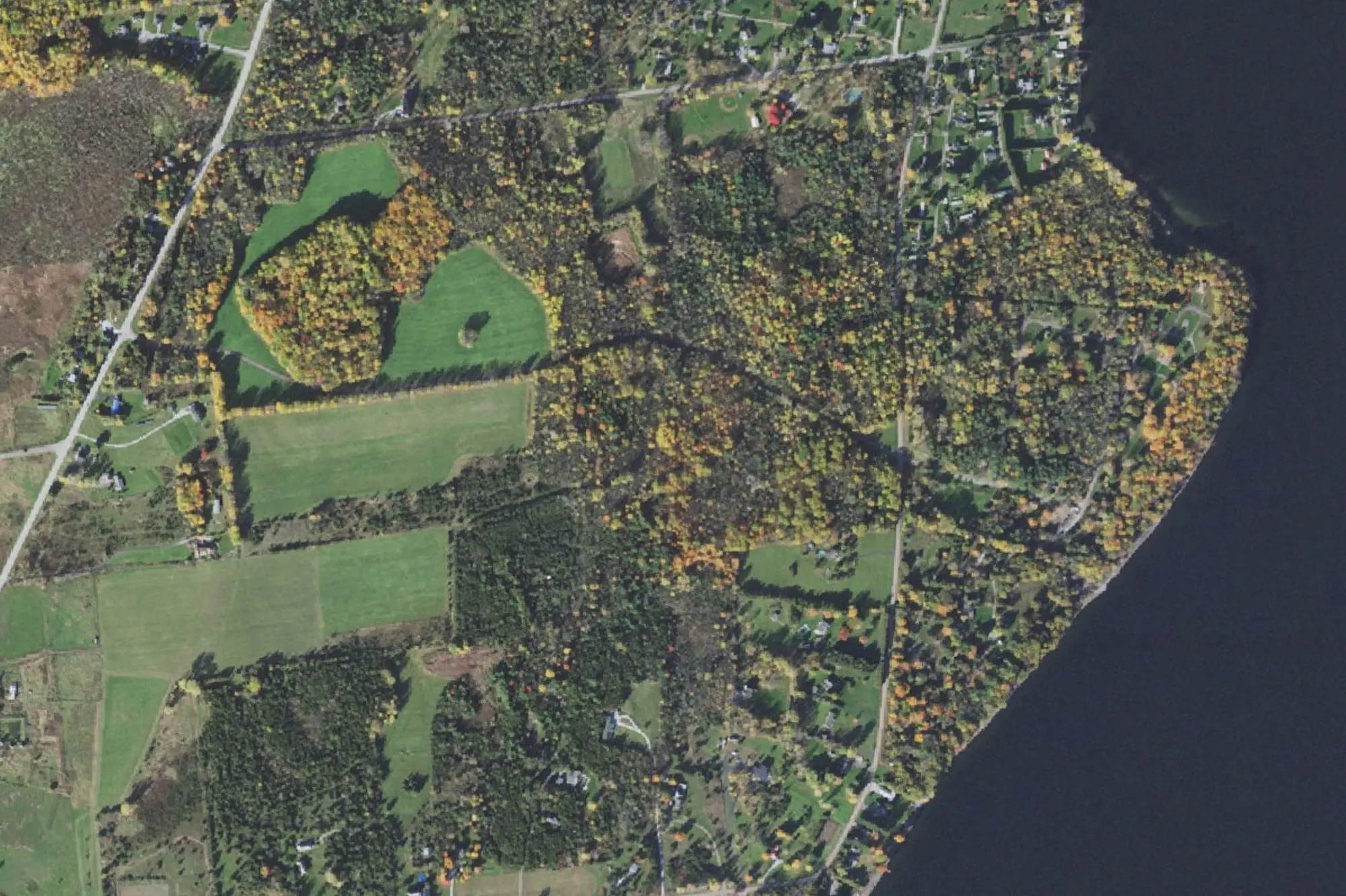 Aerial view of Grand Isle State Park