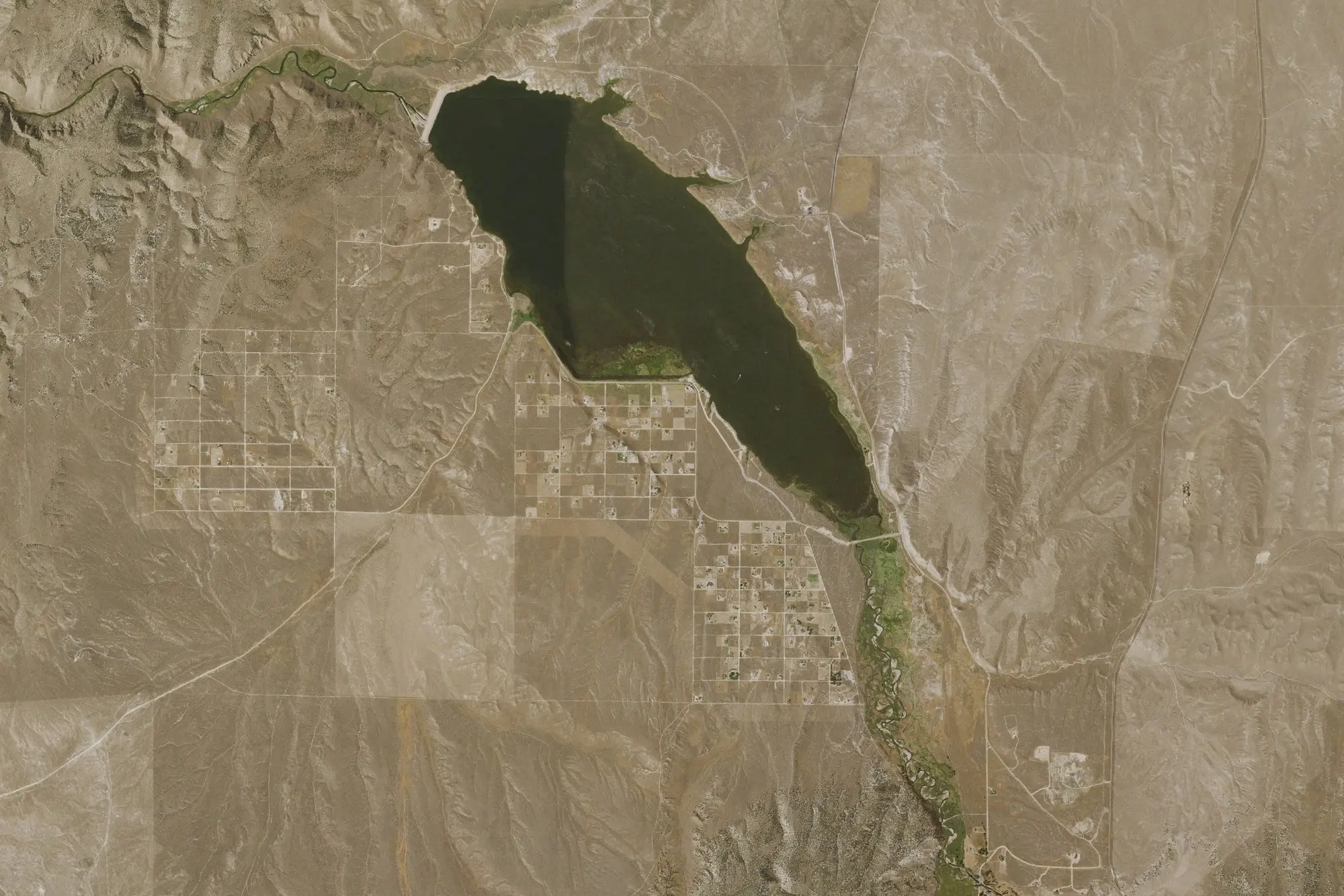 Aerial view of South Fork State Recreation Area