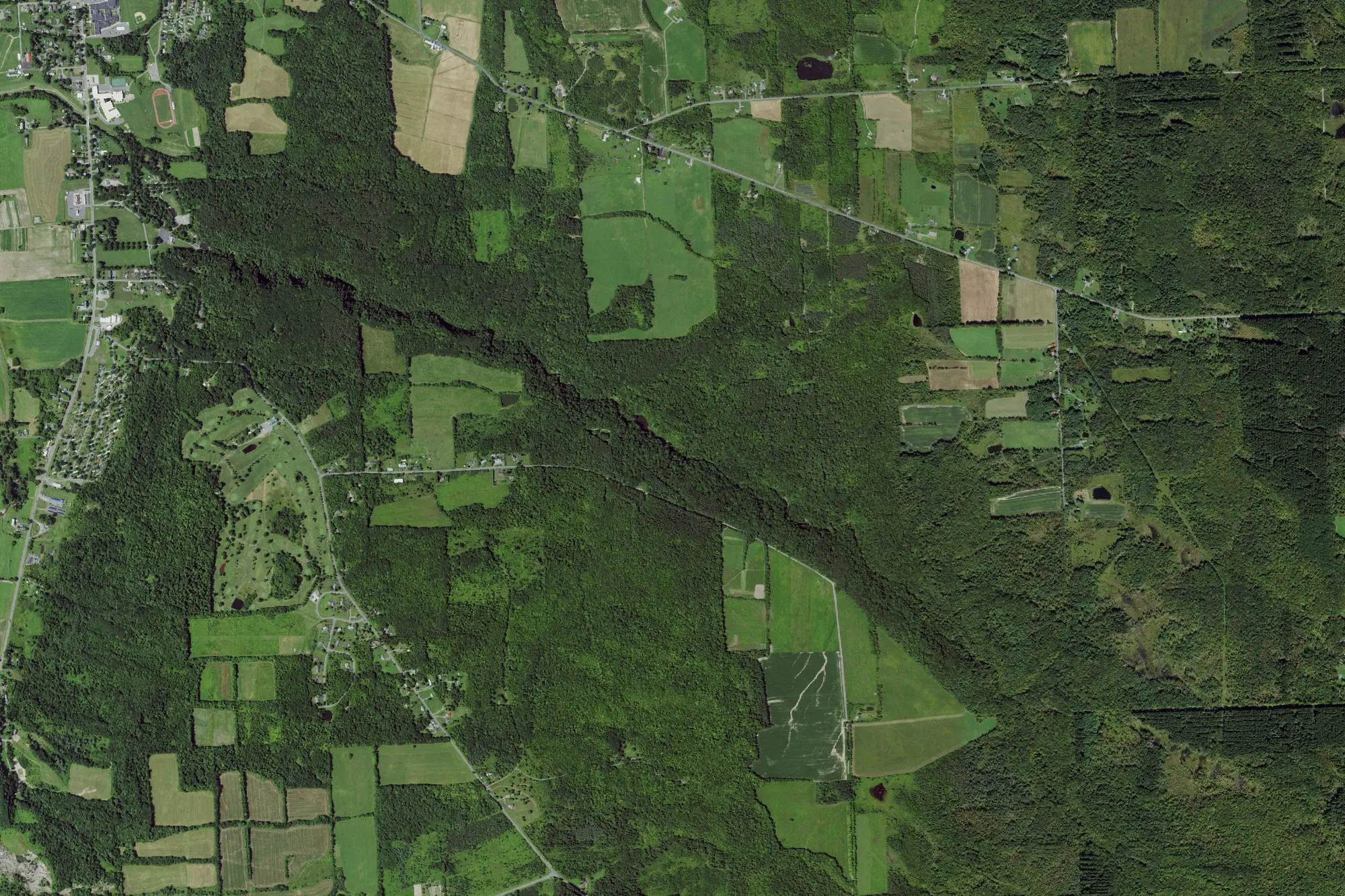 Aerial view of Fillmore Glen State Park