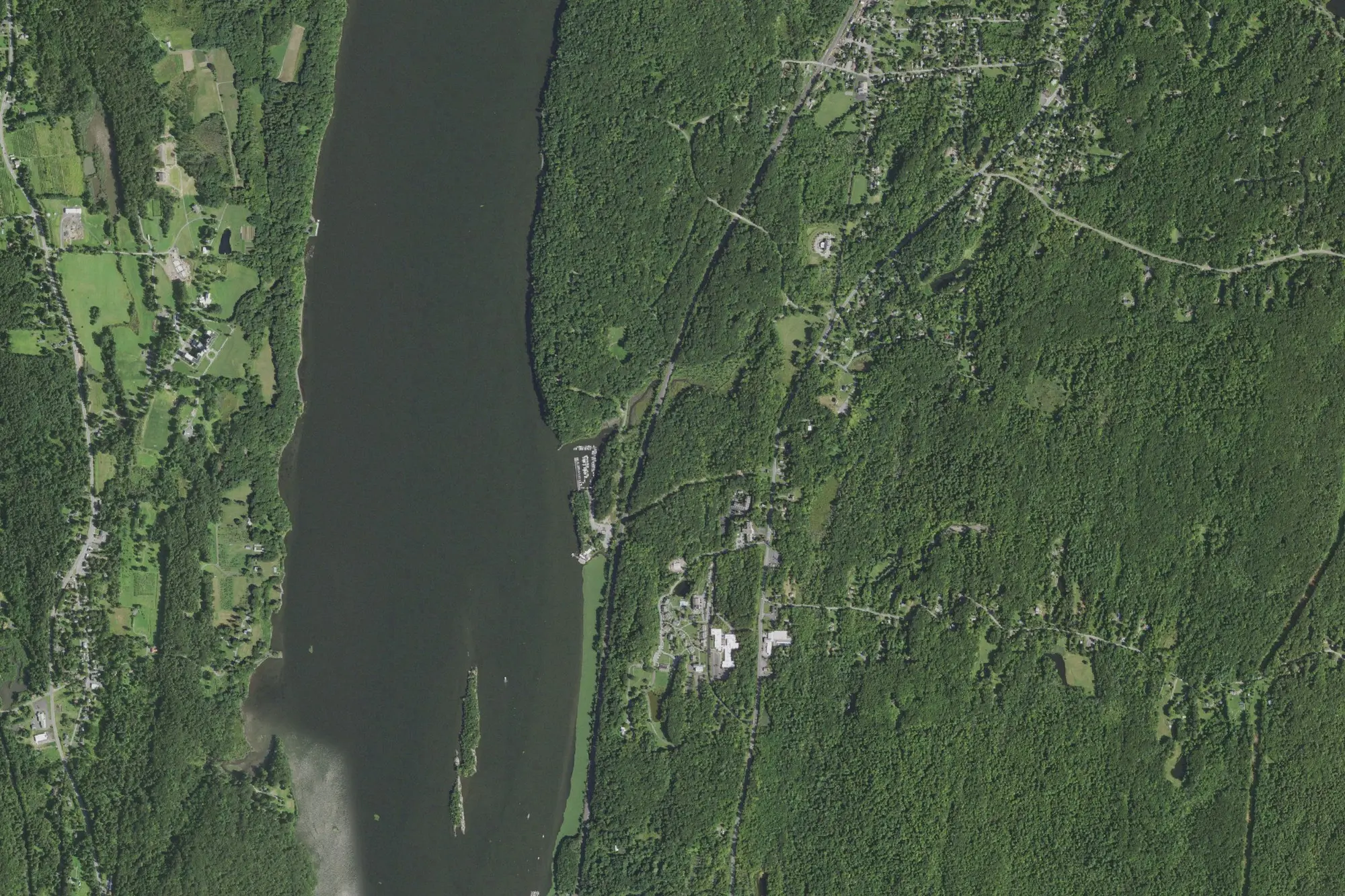 Aerial view of Margaret Lewis Norrie State Park