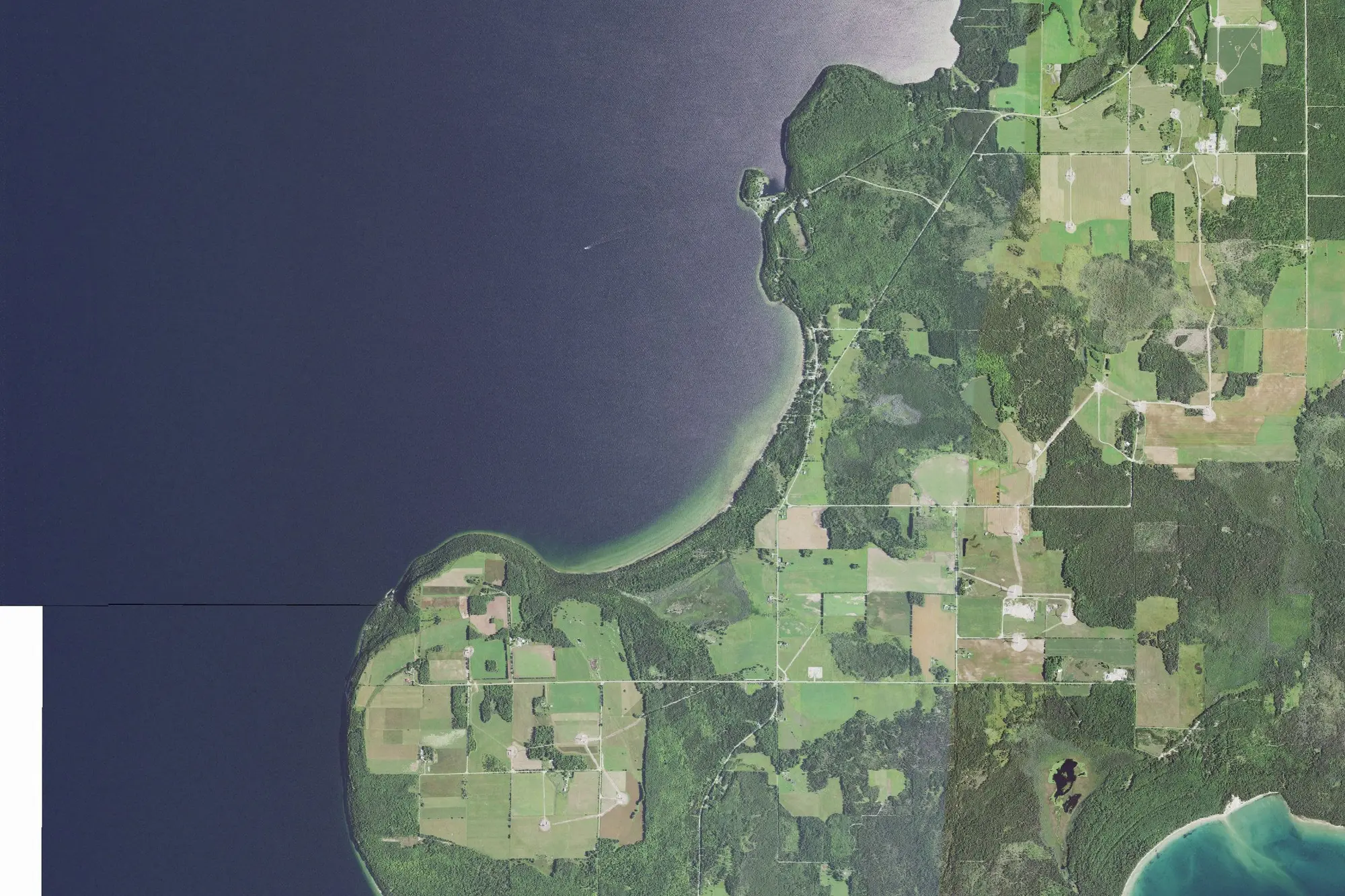 Aerial view of Fayette State Park