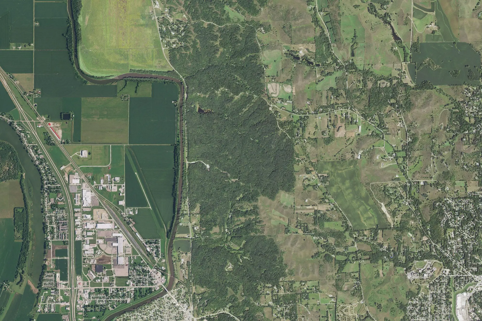Aerial view of Stone State Park