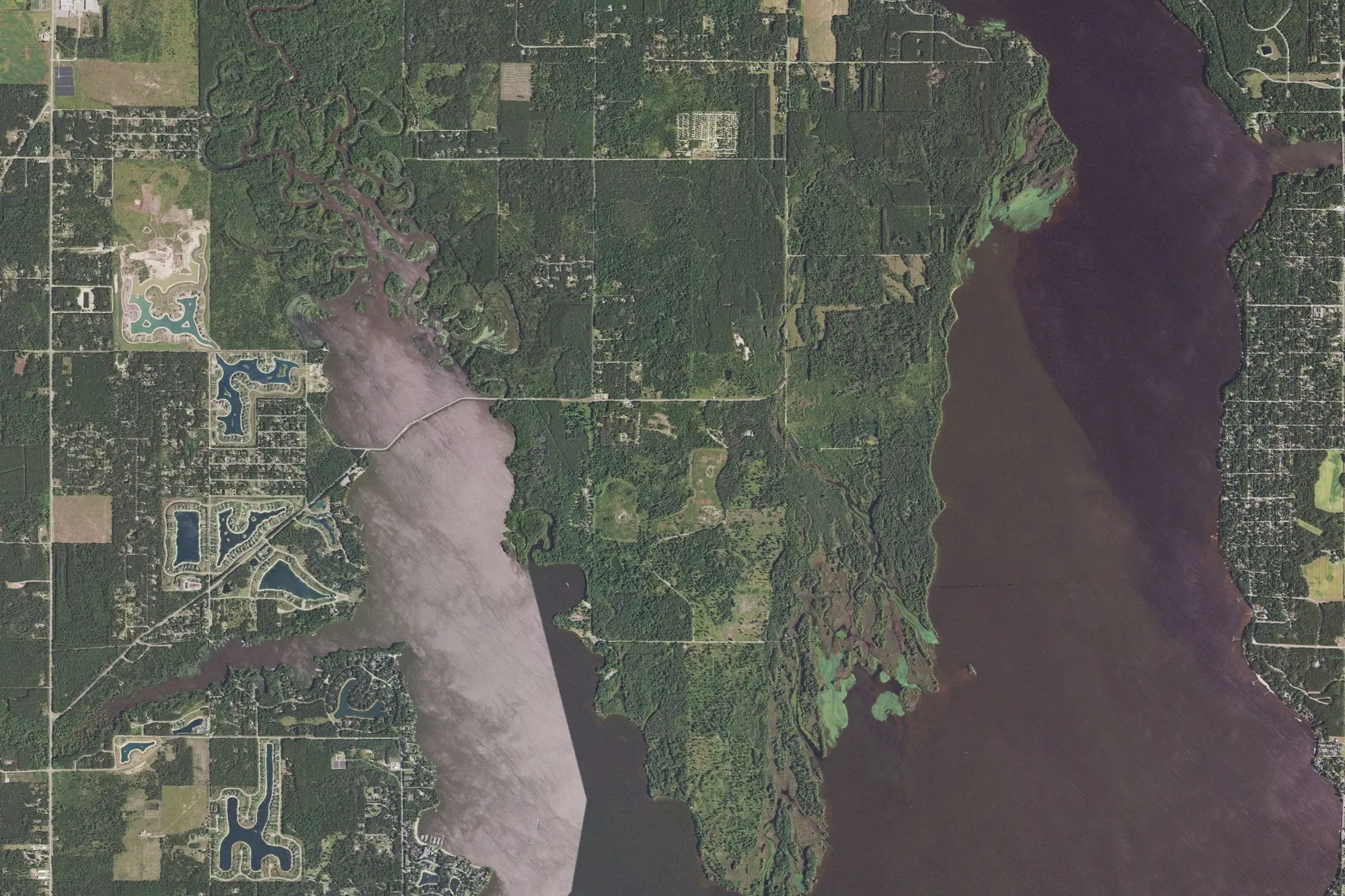 Aerial view of Buckhorn State Park