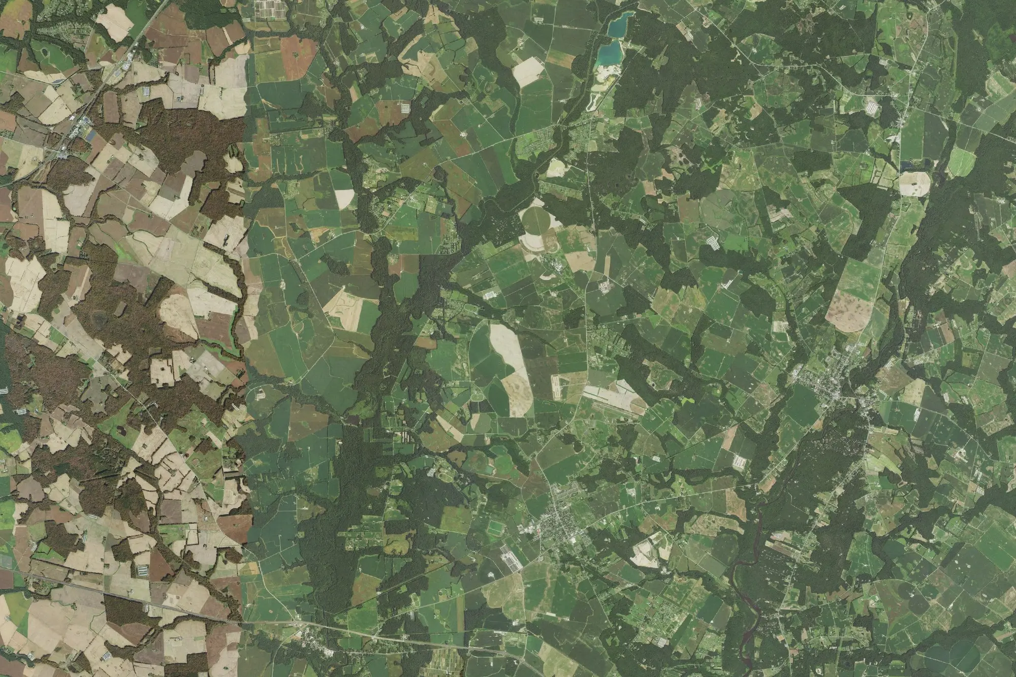 Aerial view of Tuckahoe Sp