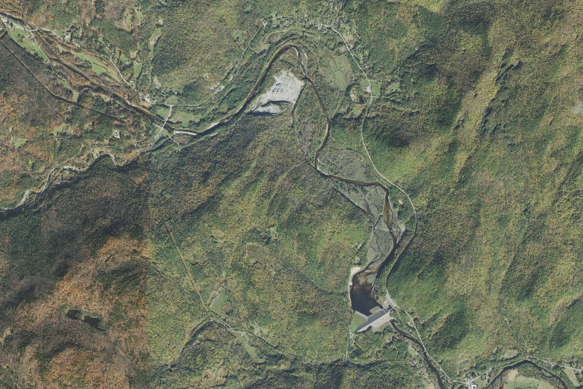 Aerial view of Townshend Recreation Area