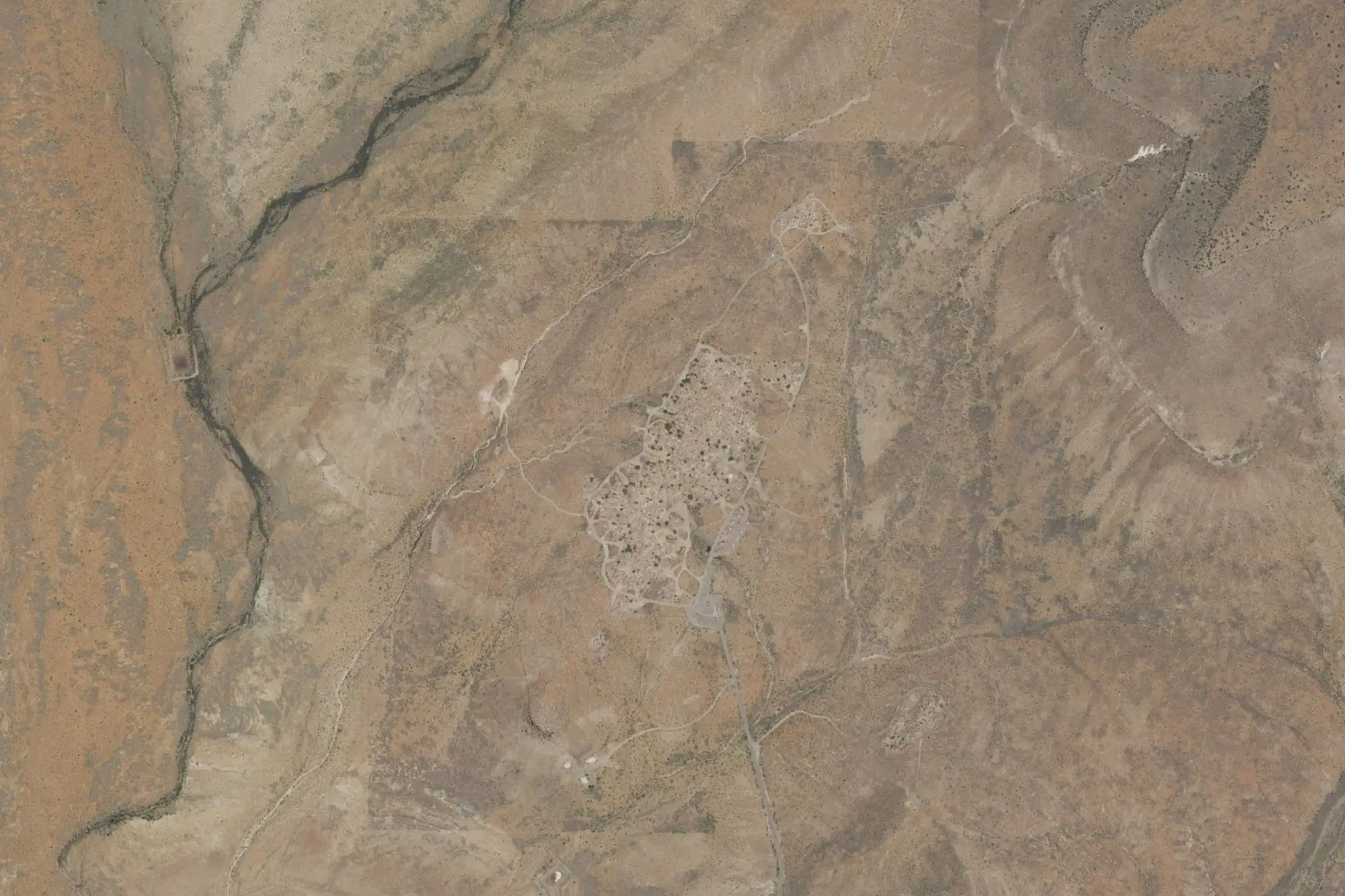 Aerial view of City Of Rocks State Park