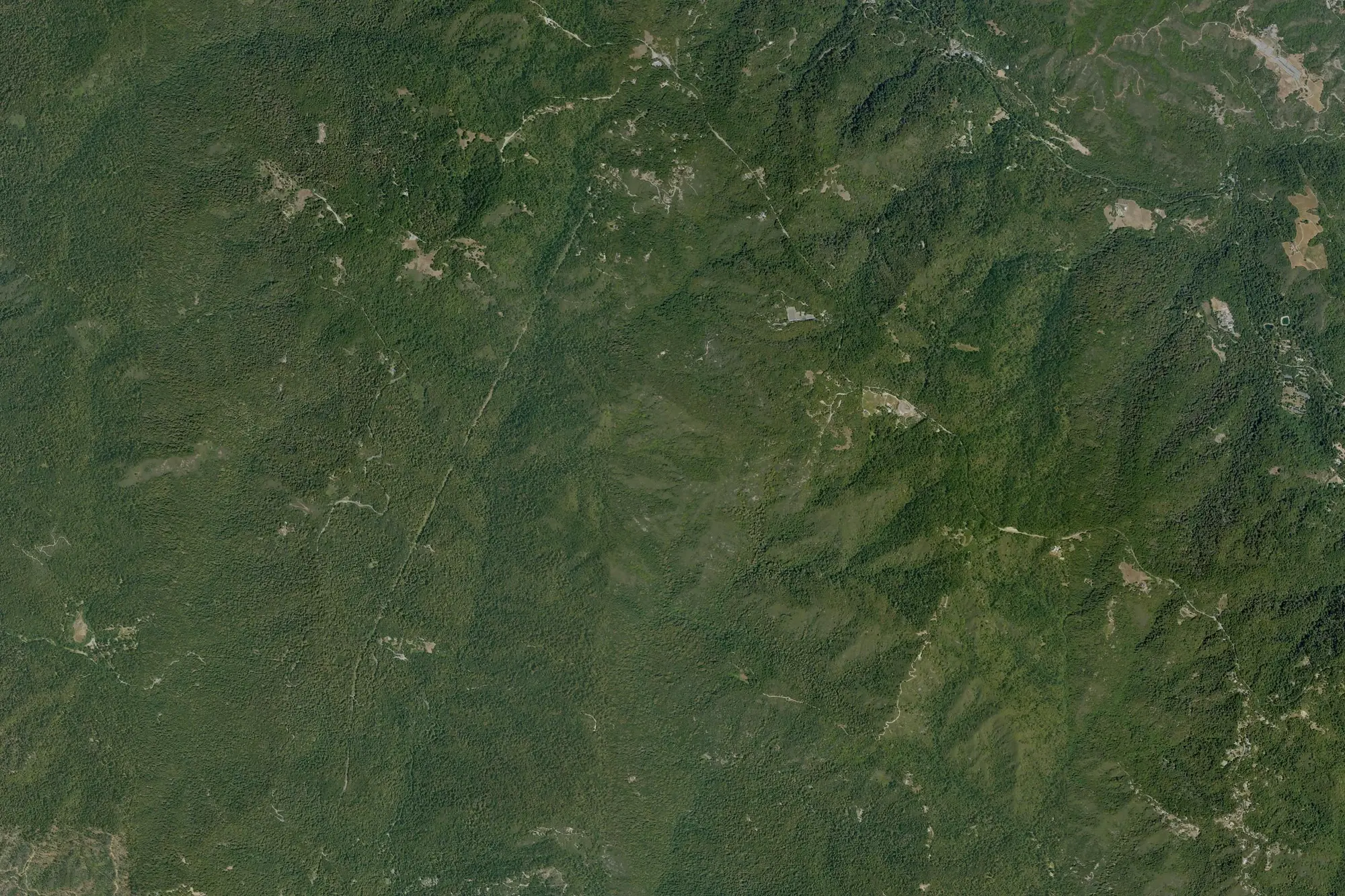 Aerial view of Castle Rock State Park