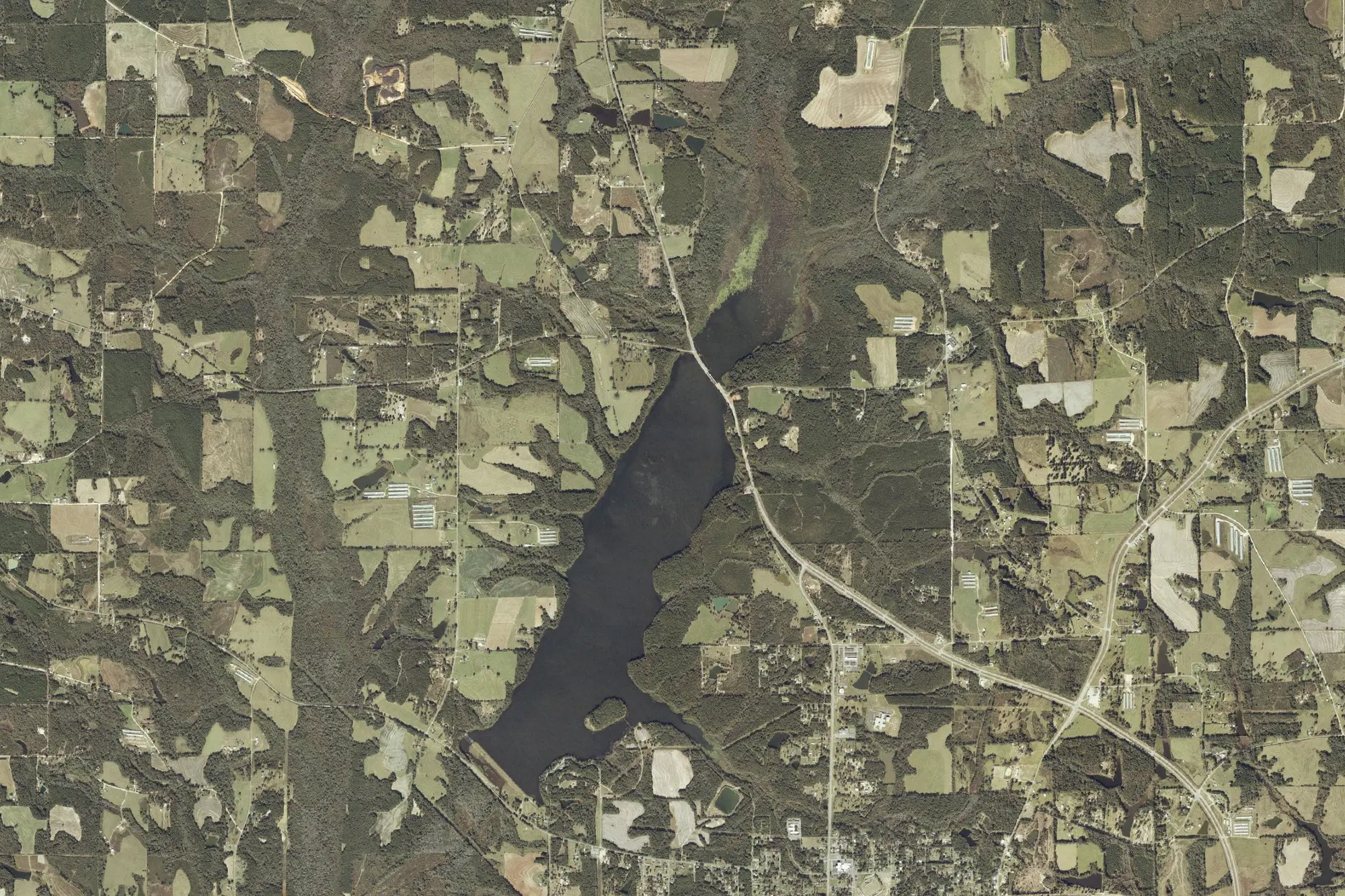 Aerial view of Frank Jackson State Park