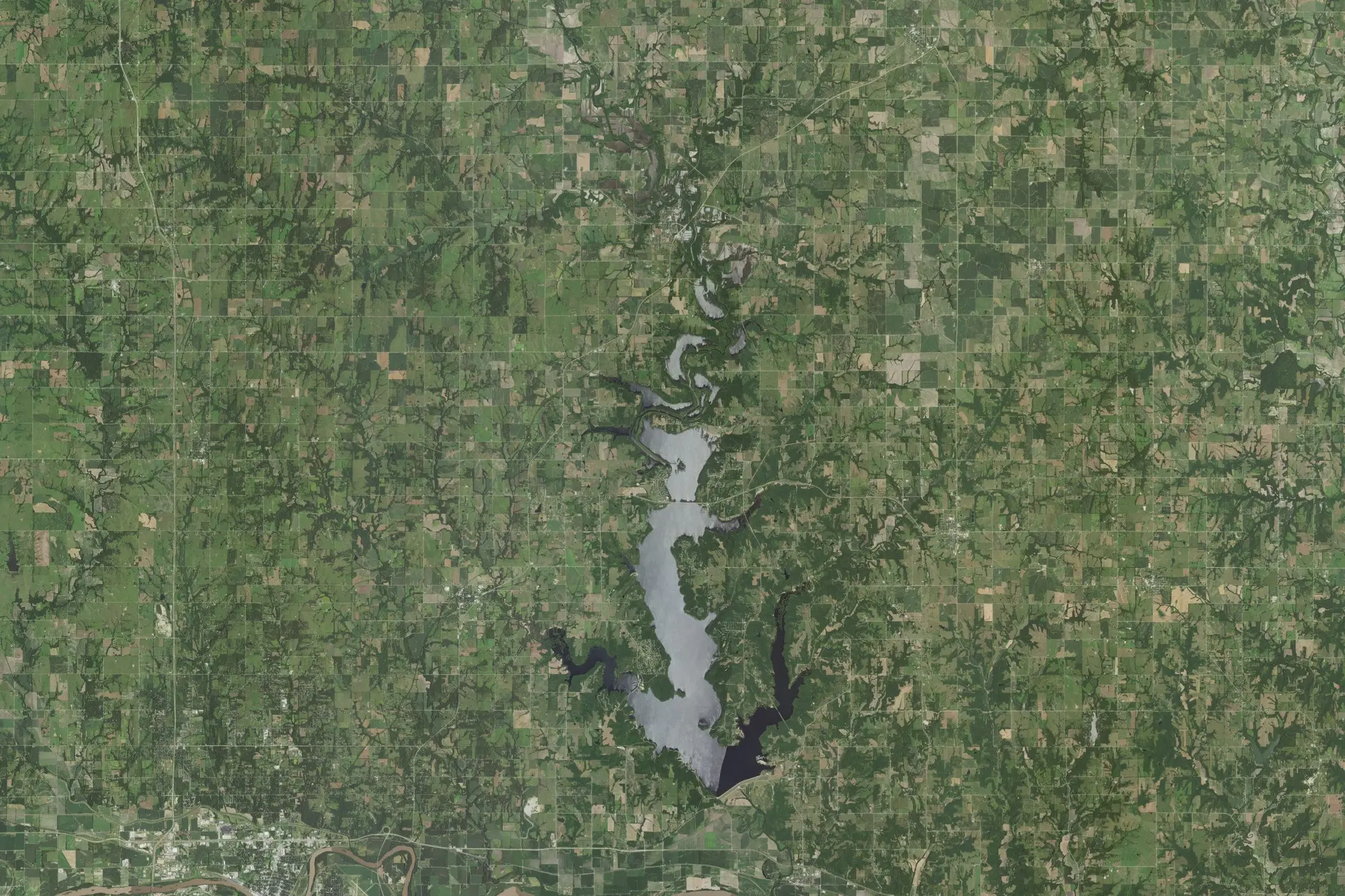Aerial view of Perry Recreation Area