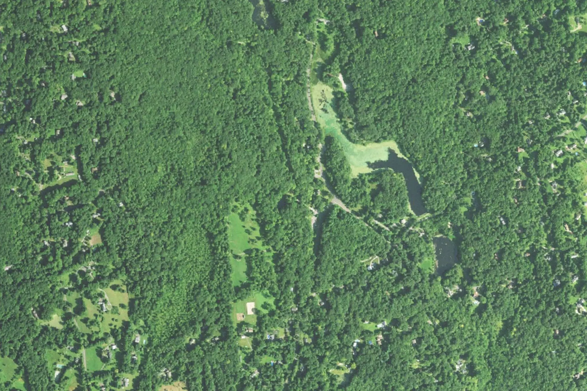 Aerial view of Putnam Memorial State Park