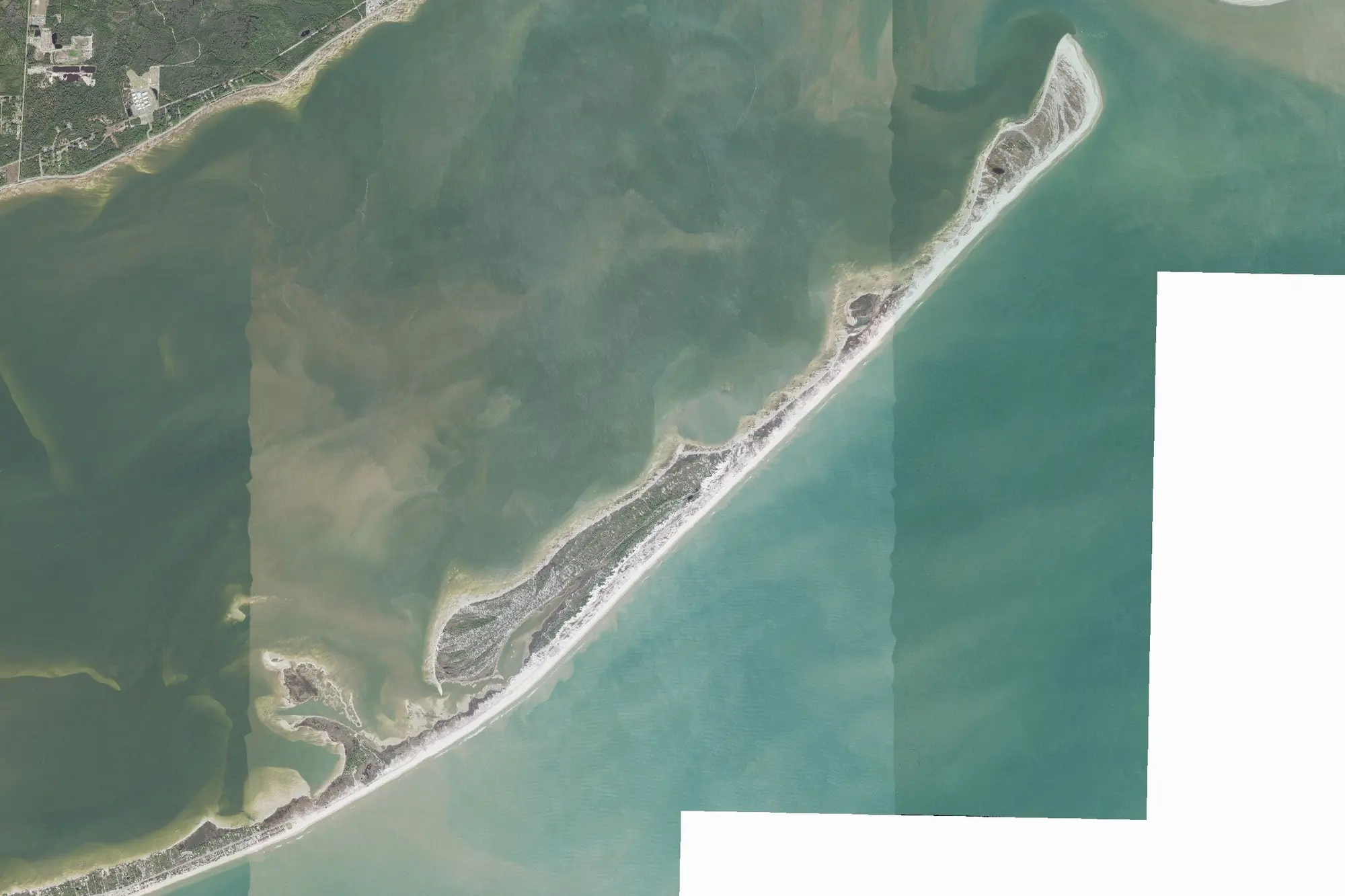Aerial view of Dr. Julian G. Bruce St. George Island State Park