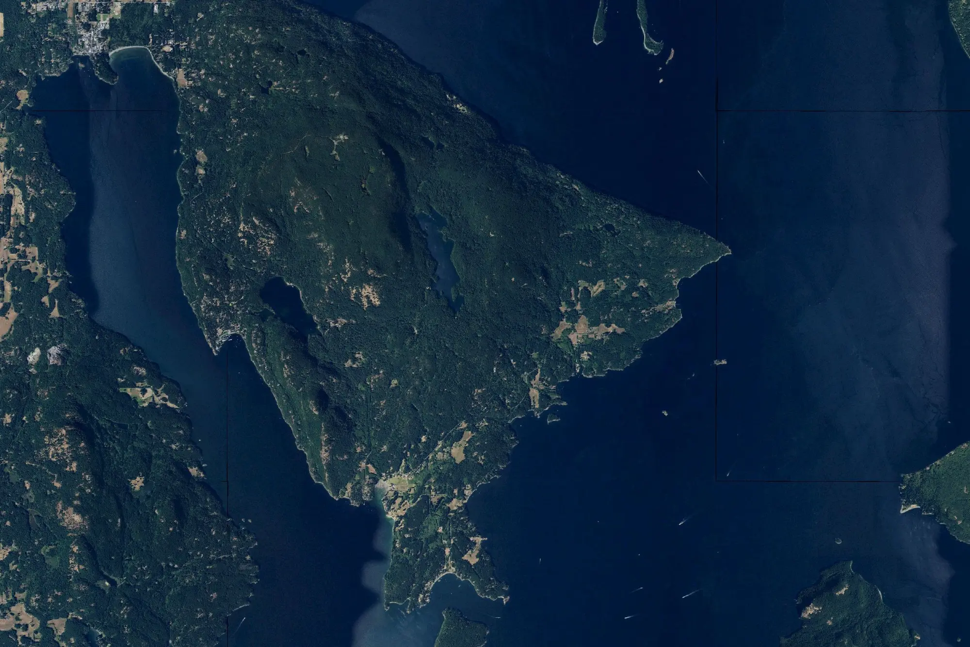 Aerial view of Moran