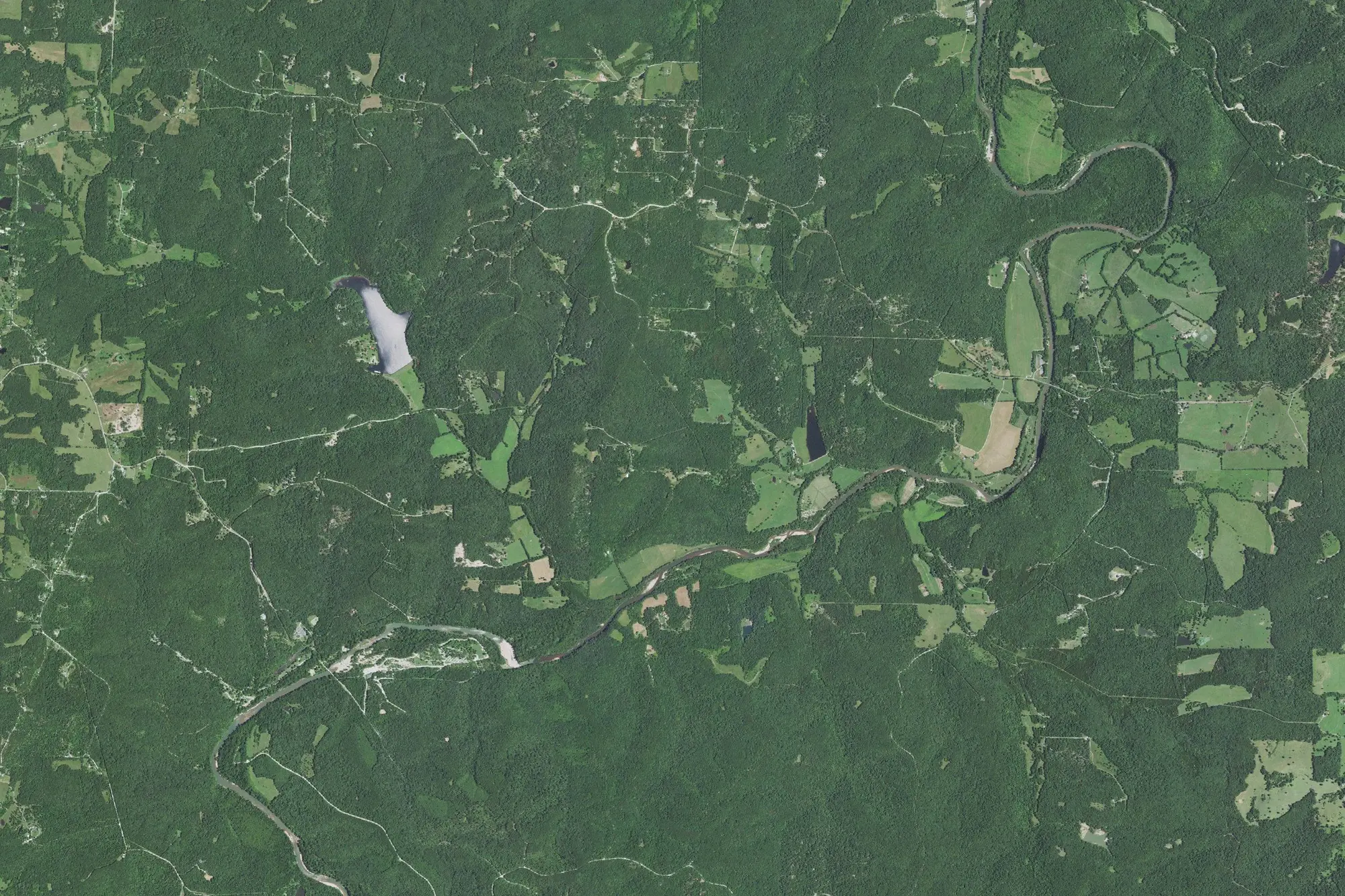 Aerial view of Onondaga Cave State Park