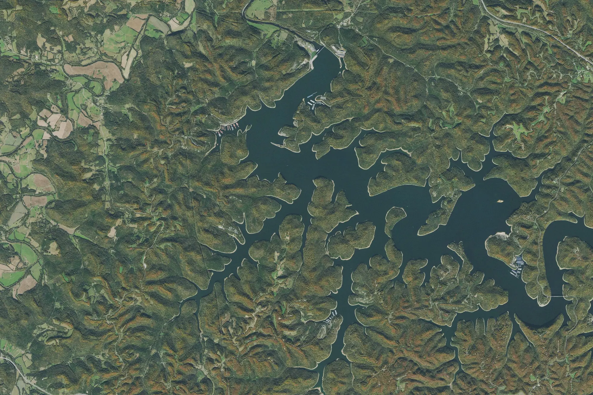 Aerial view of Edgar Evins