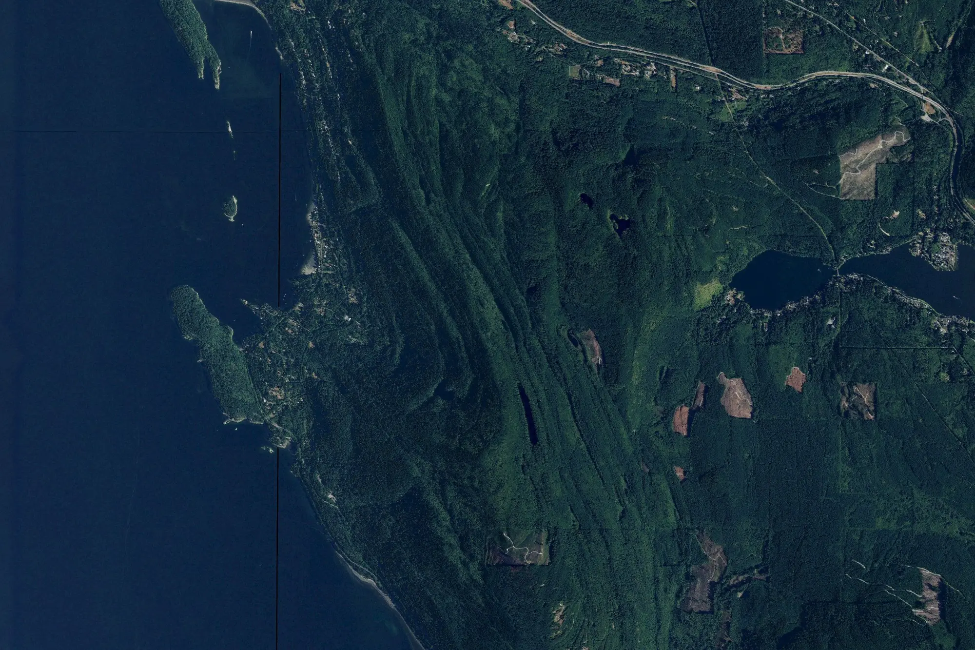 Aerial view of Larrabee