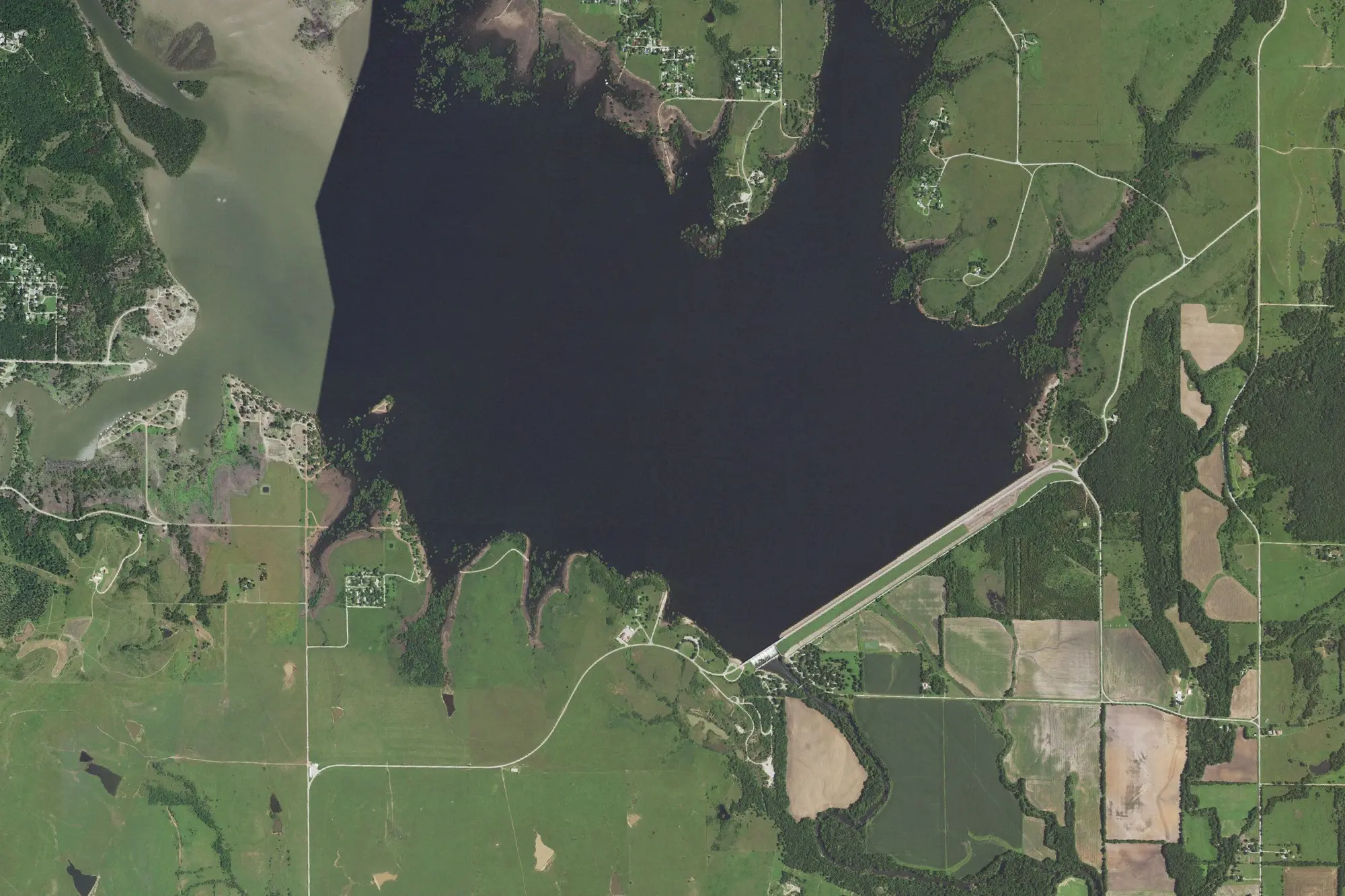 Aerial view of Fall River State Park