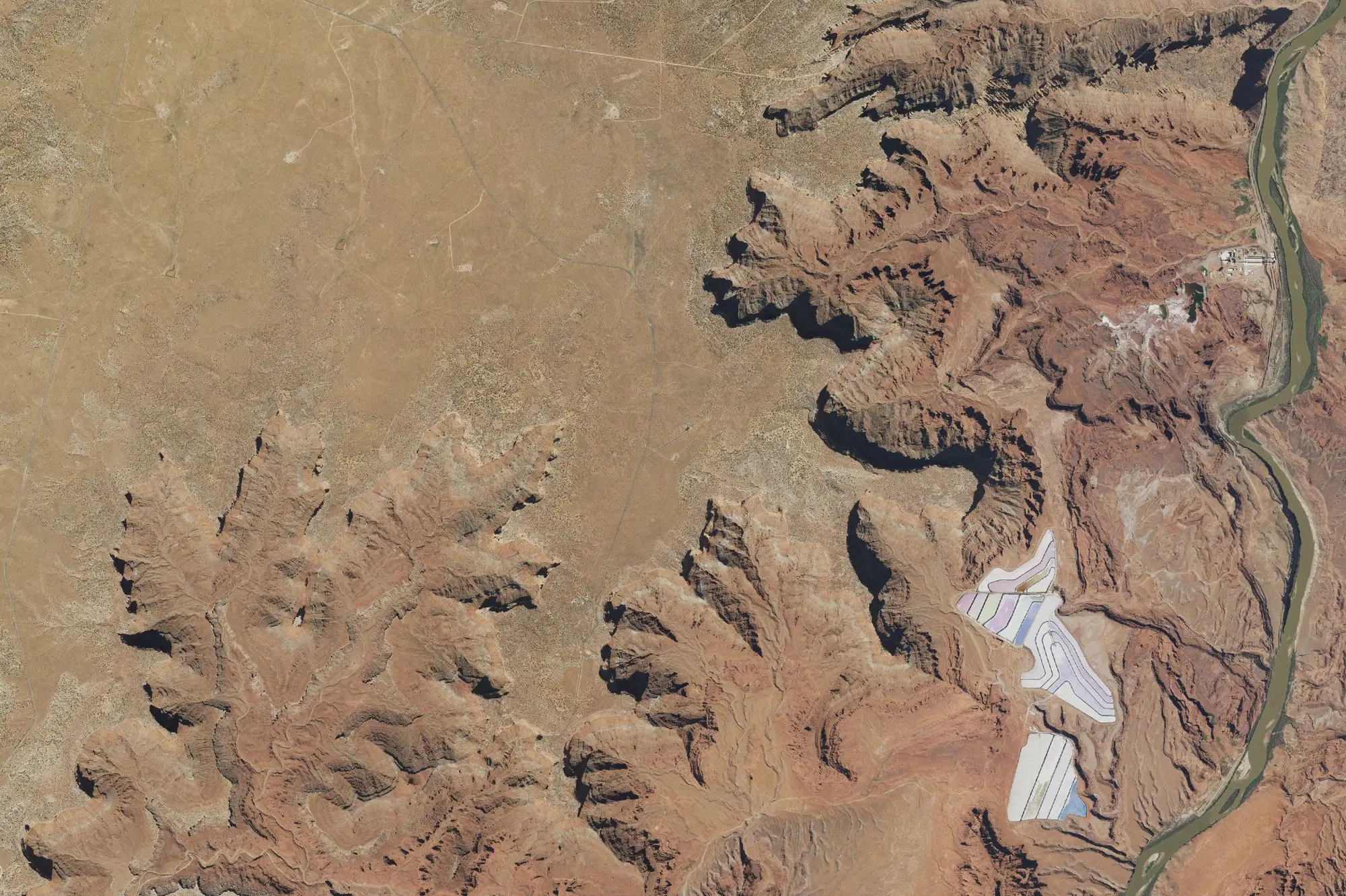 Aerial view of Dead Horse Point State Park