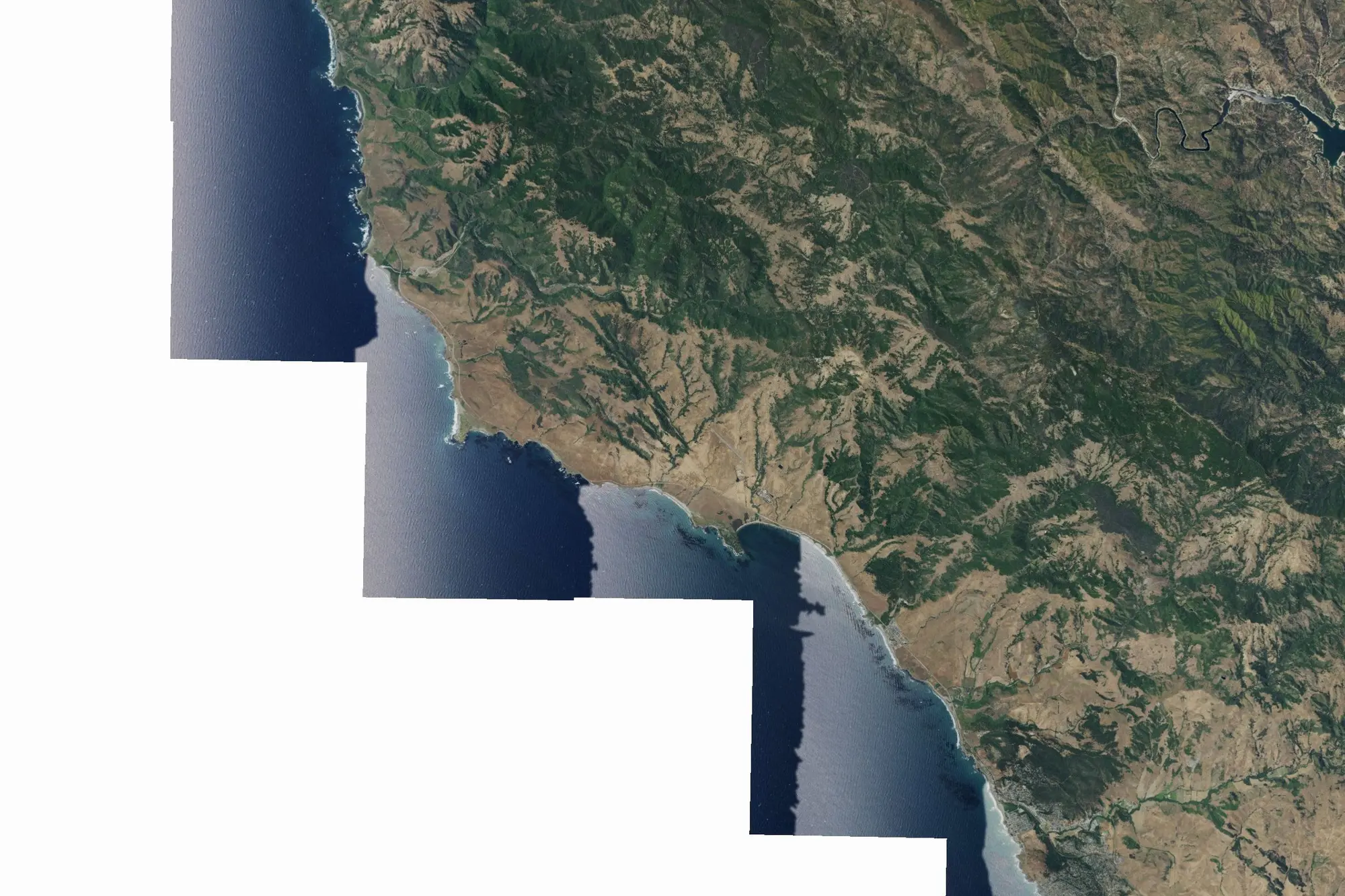 Aerial view of Hearst San Simeon State Park