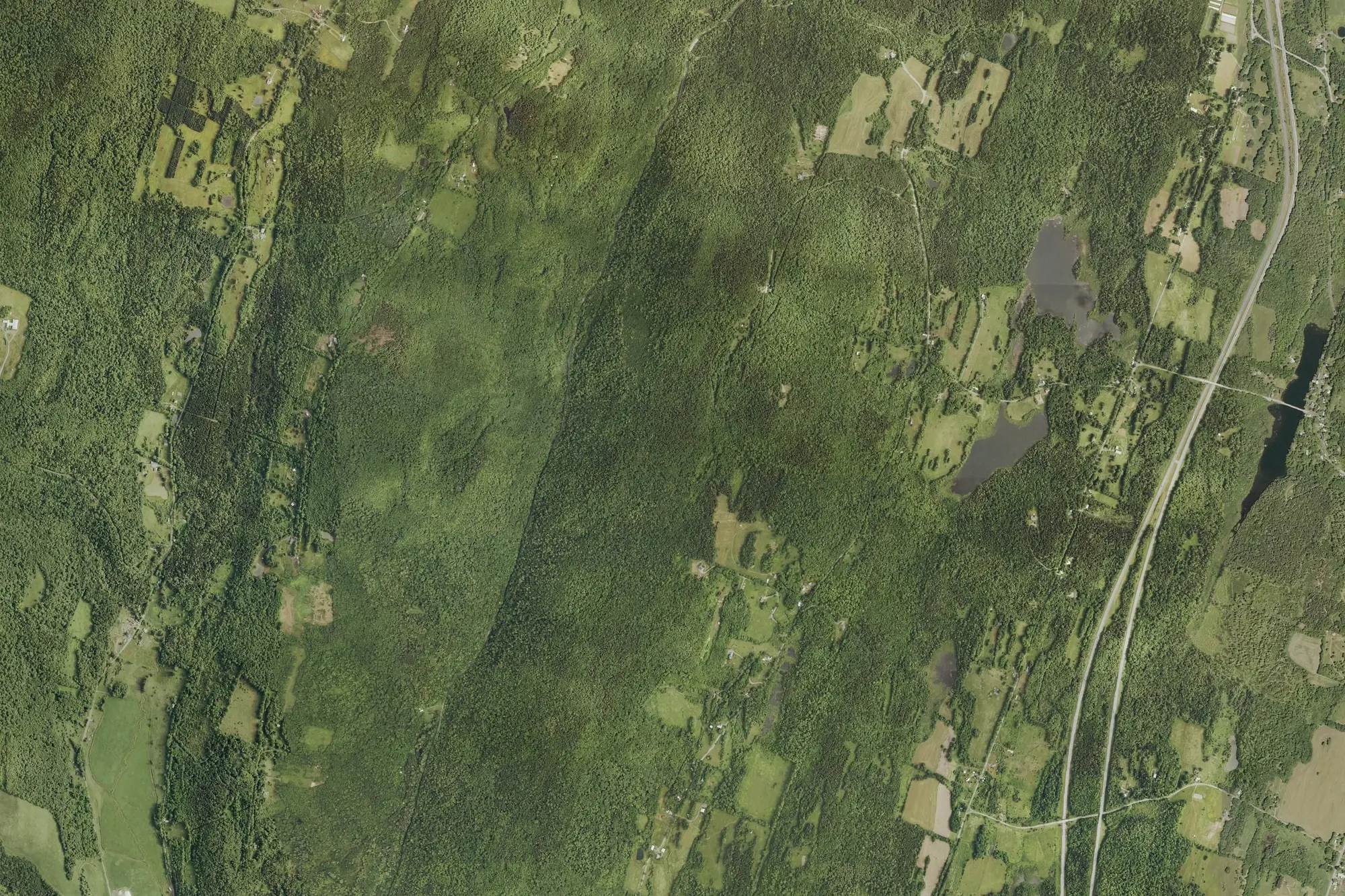 Aerial view of Allis State Park