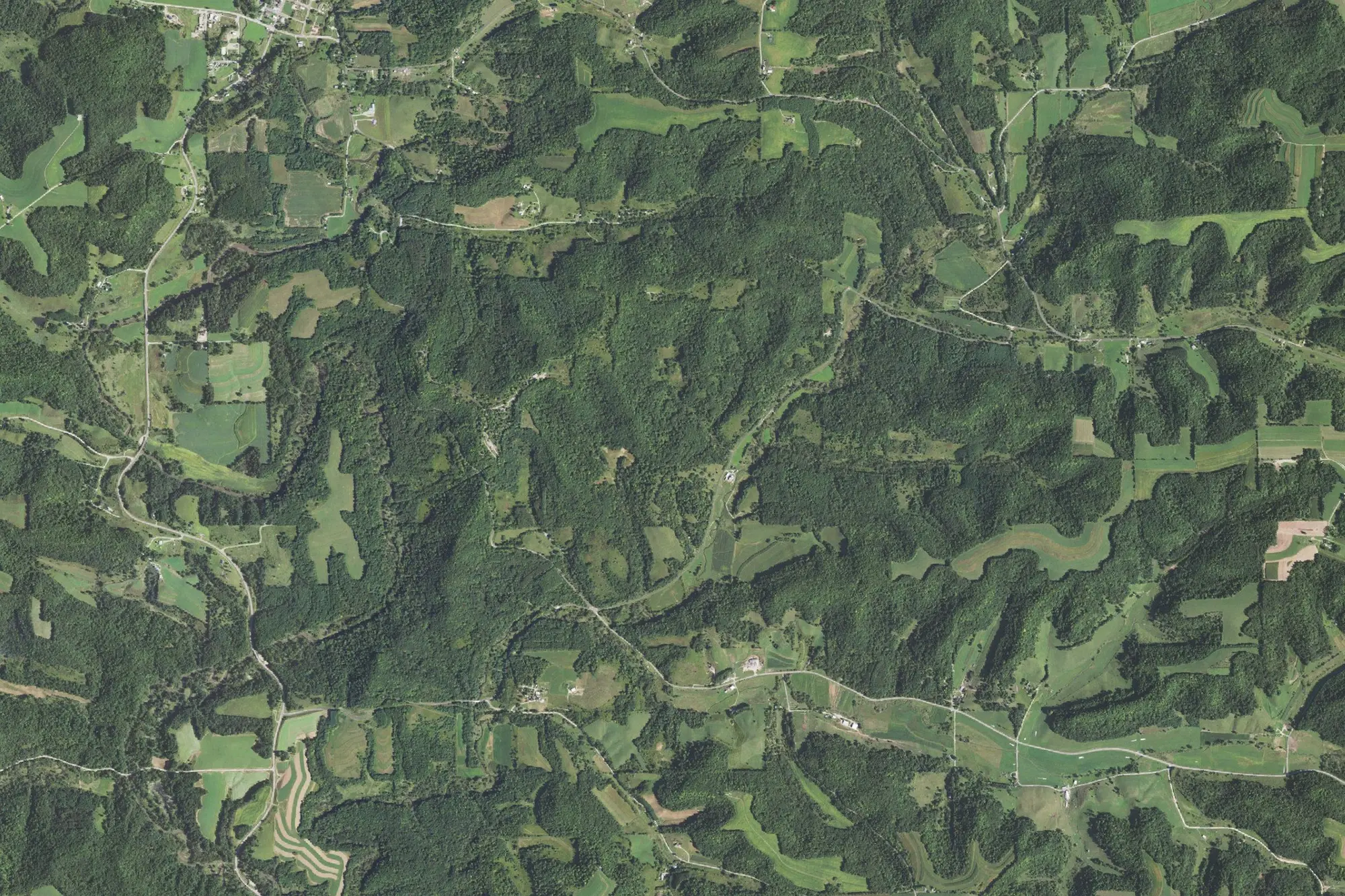 Aerial view of Wildcat Mountain State Park