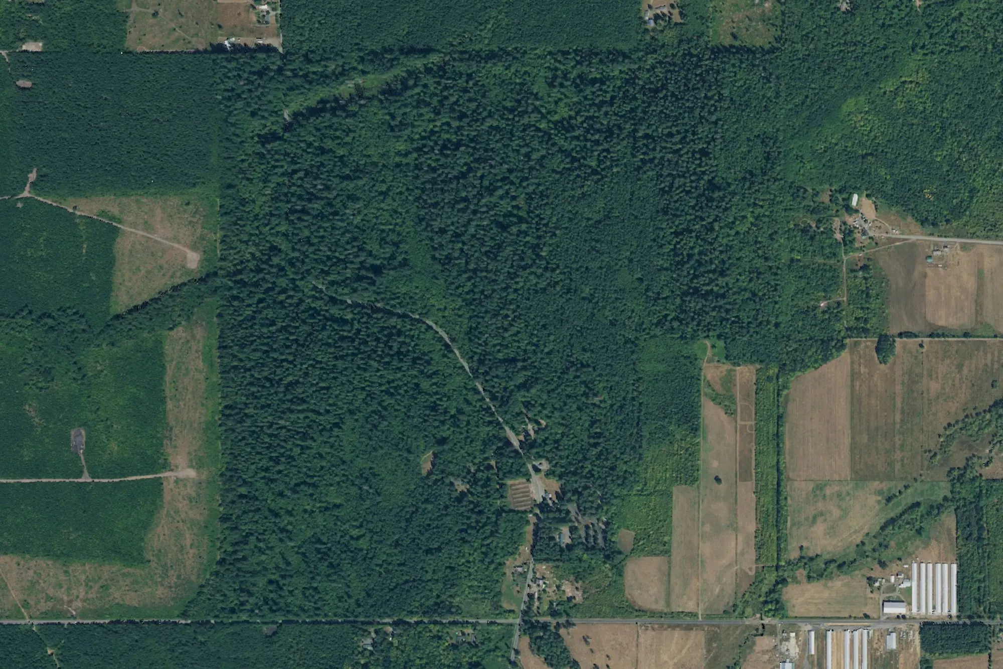 Aerial view of Lewis & Clark