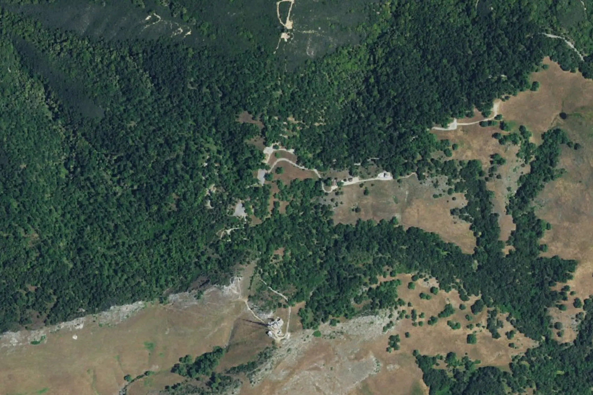 Aerial view of Fremont Peak State Park