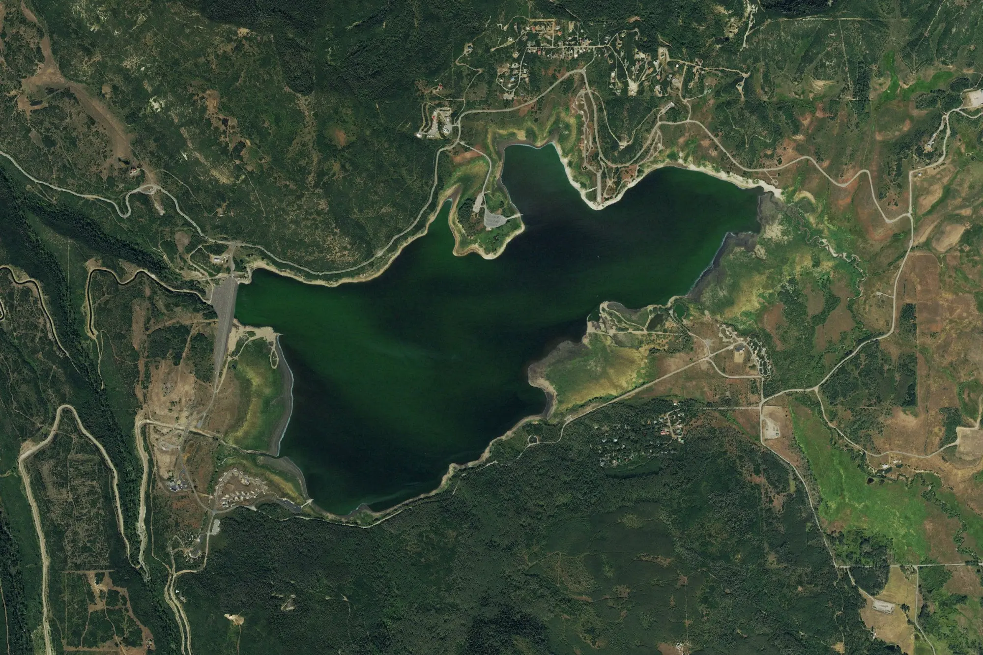 Aerial view of Vega State Park