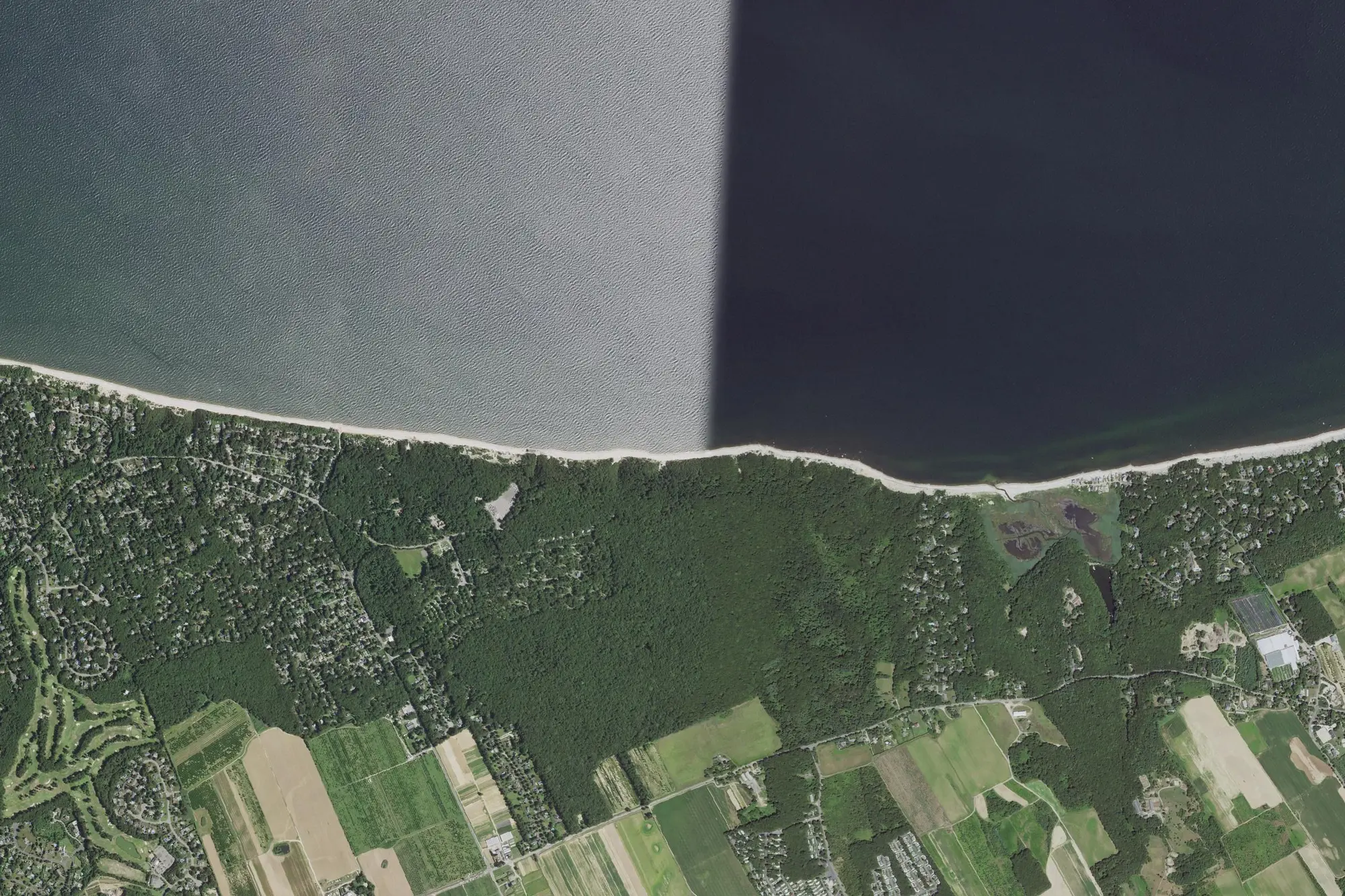 Aerial view of Wildwood State Park