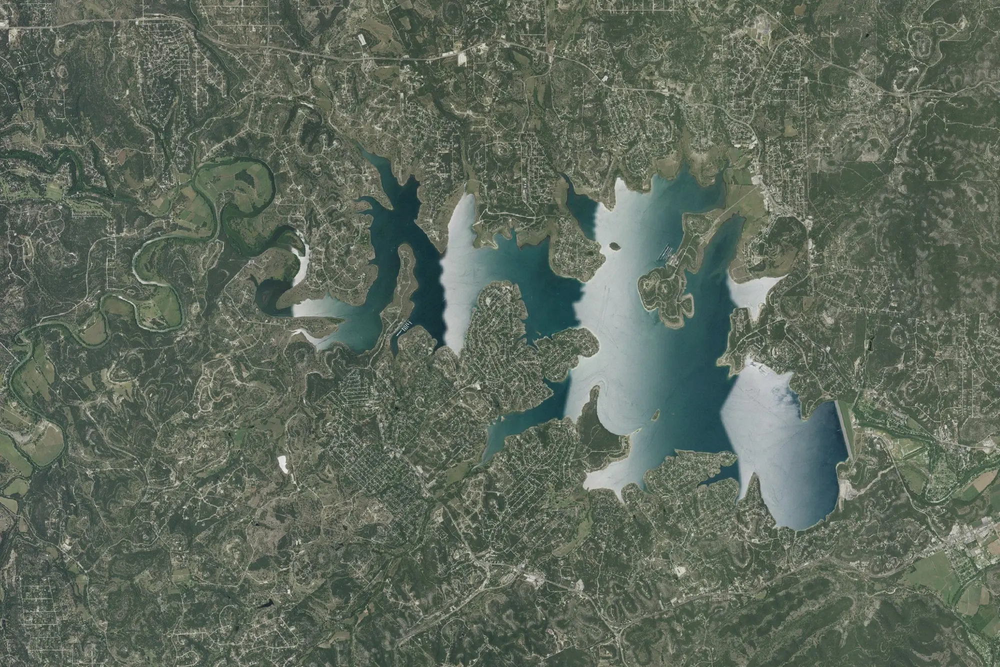 Aerial view of Canyon Recreation Area